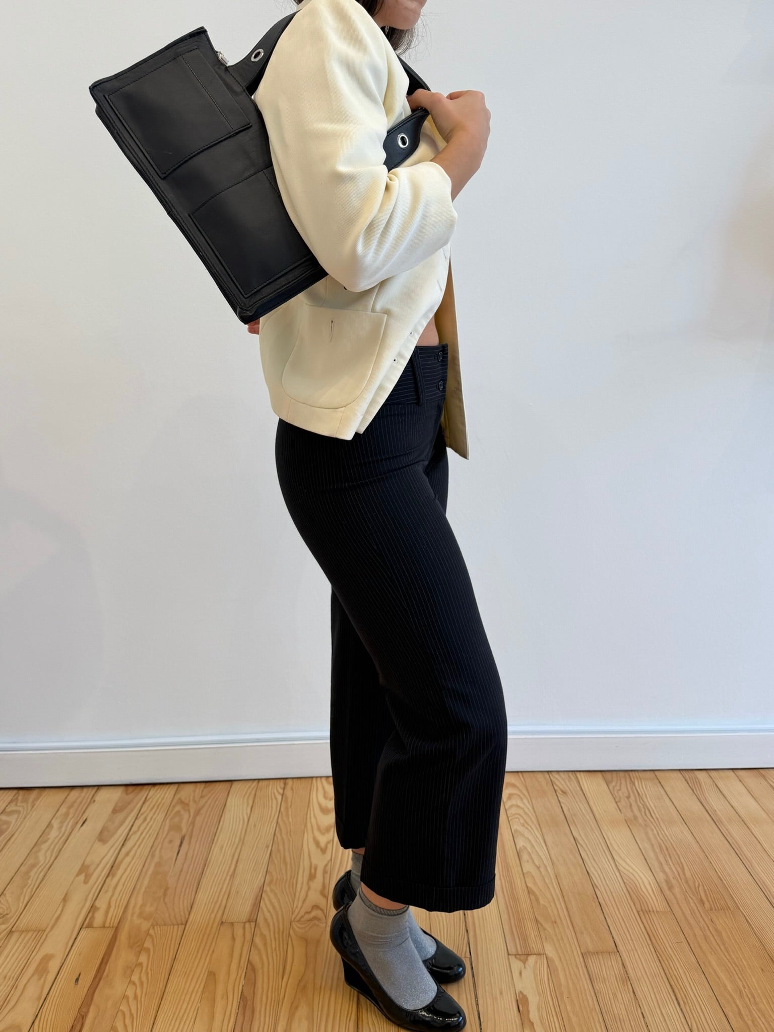 Mini Muse Bag in Nappa Leather - Black