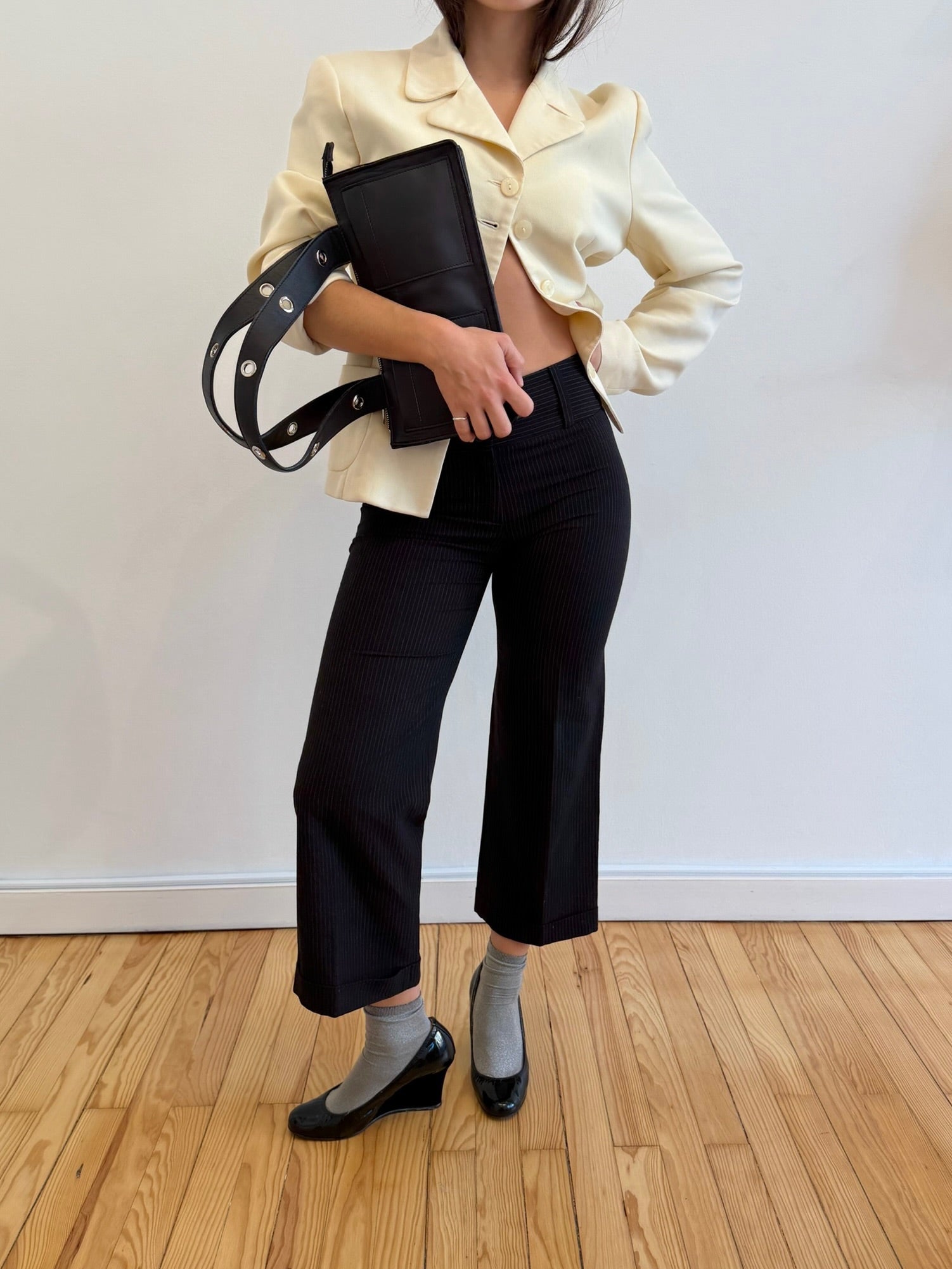 Mini Muse Bag in Nappa Leather - Black