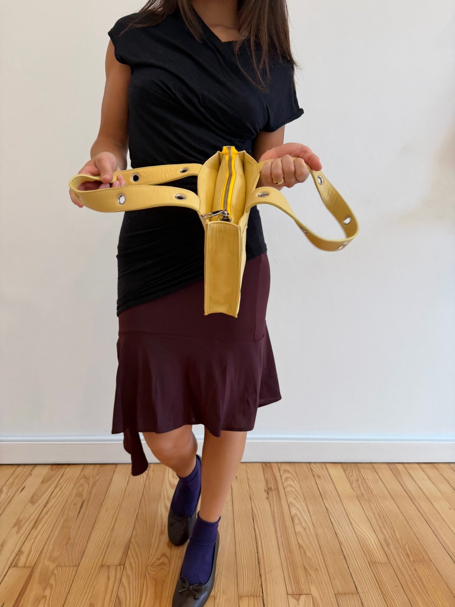 Mini Muse Bag in Nappa Leather - Butter