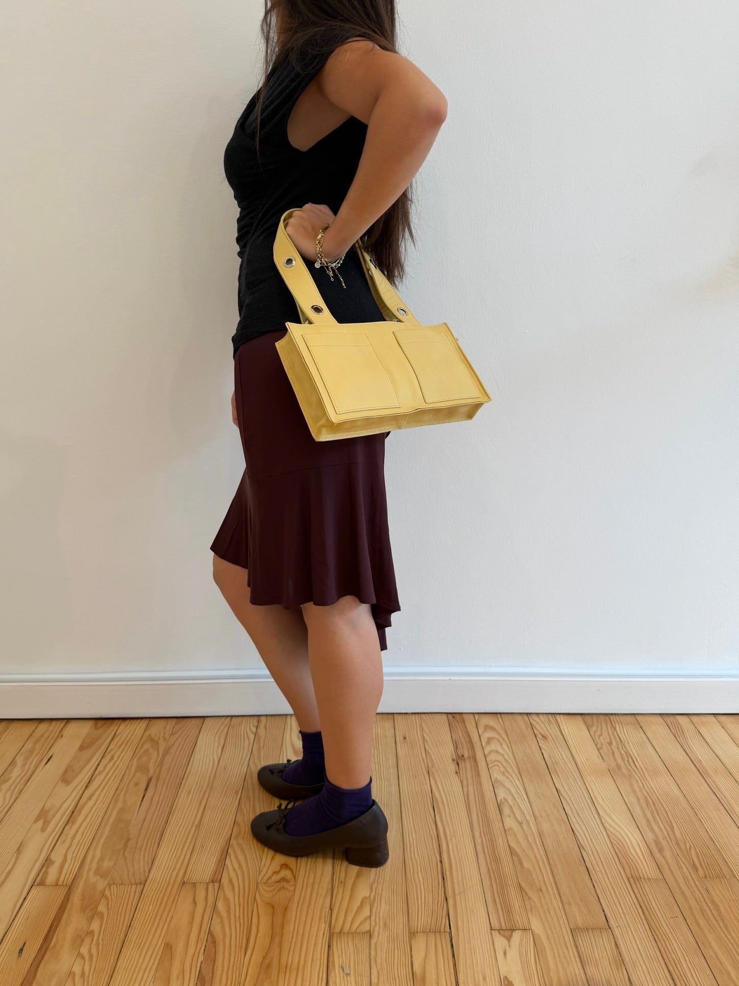 Mini Muse Bag in Nappa Leather - Butter