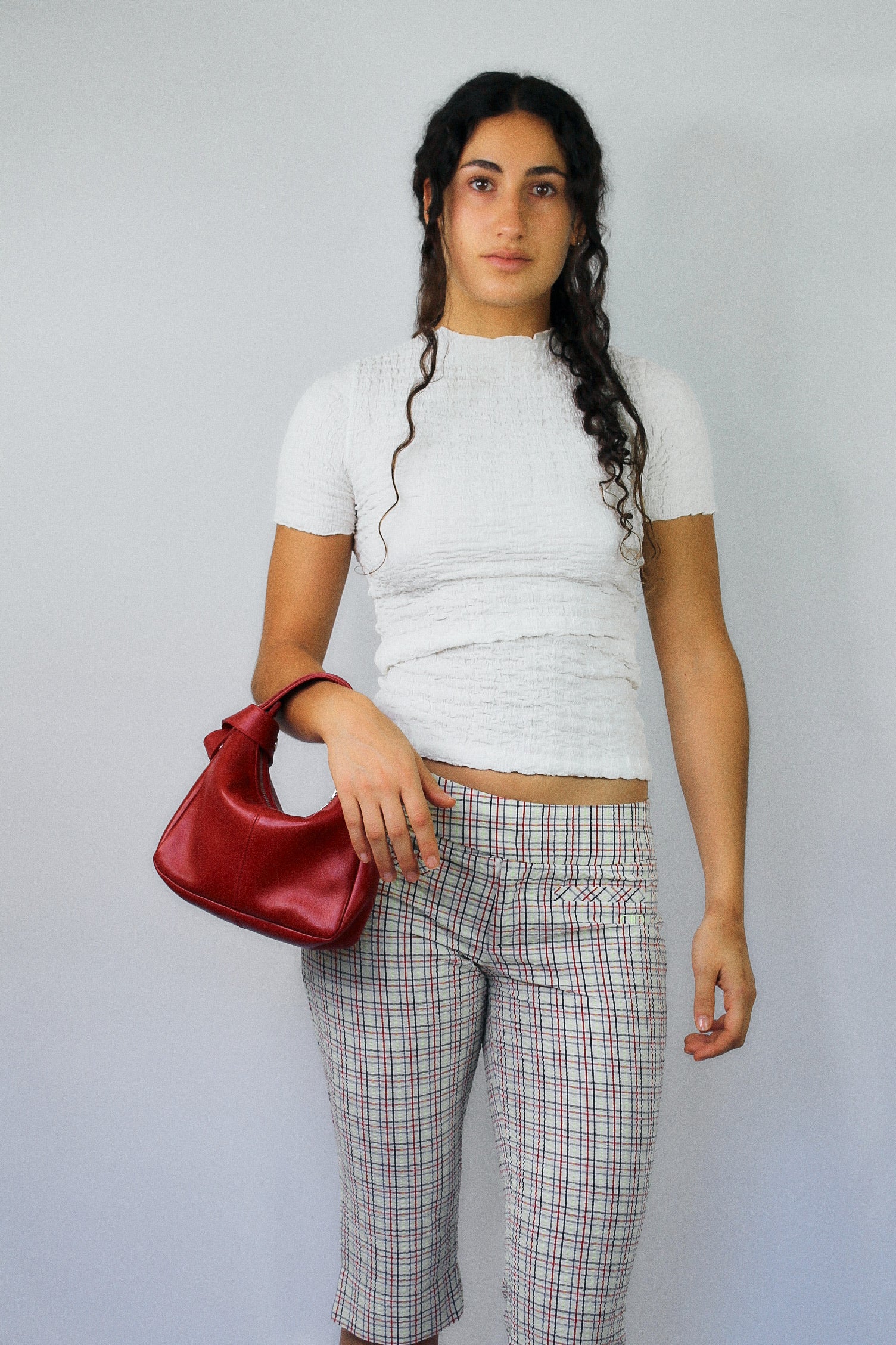 Tika Small Bag in Nappa Leather - Red