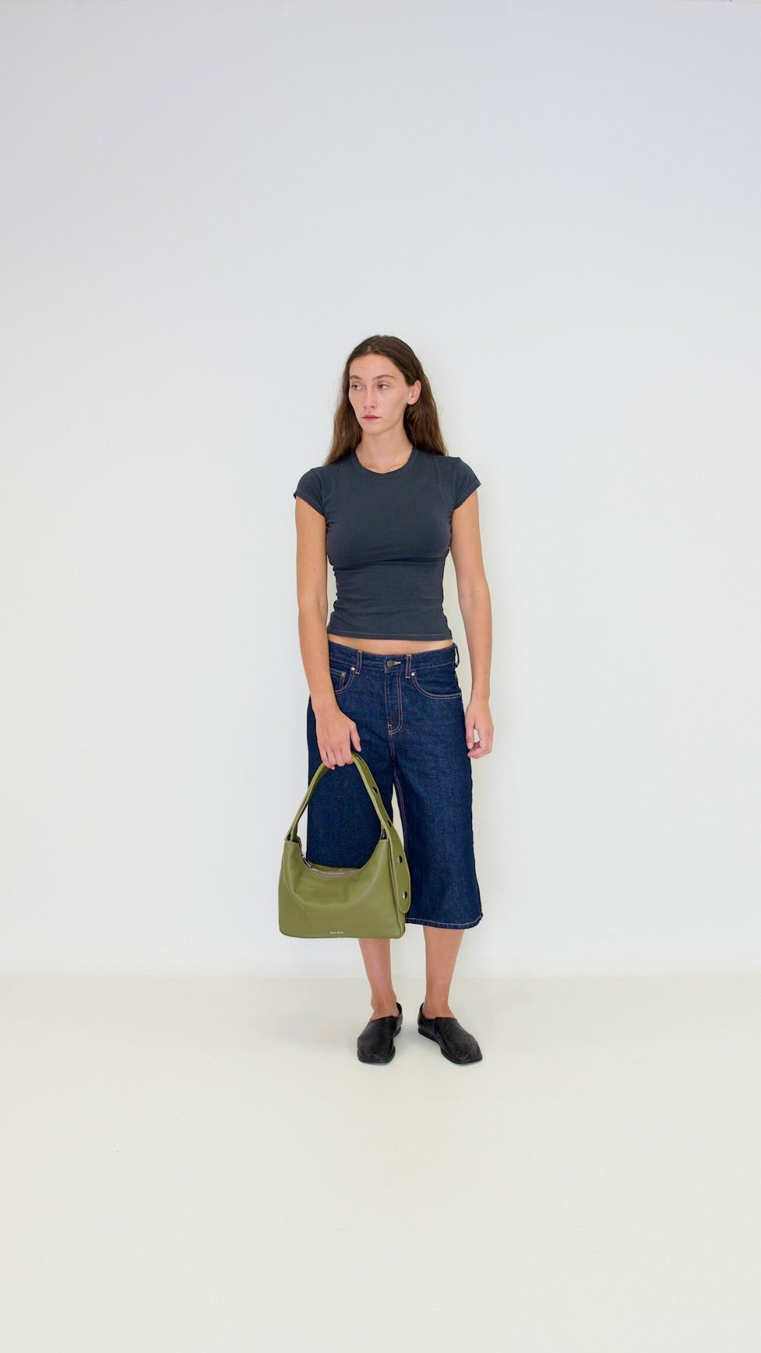 Tika Bag in Nappa Leather - Khaki