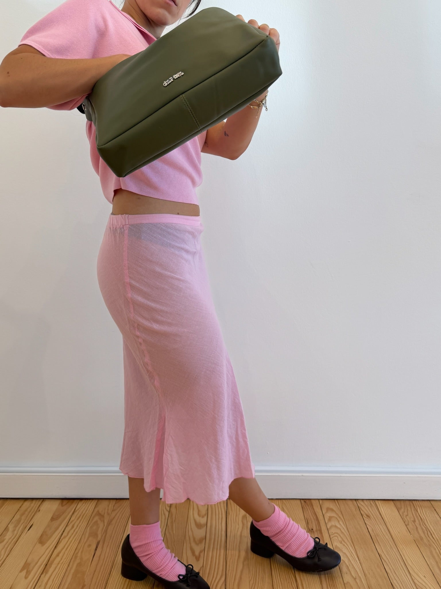 Tika Bag in Nappa Leather - Khaki
