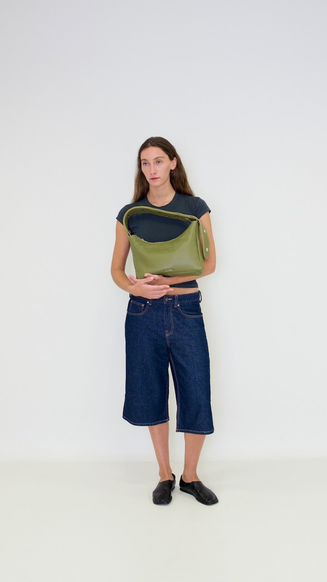 Tika Bag in Nappa Leather - Khaki