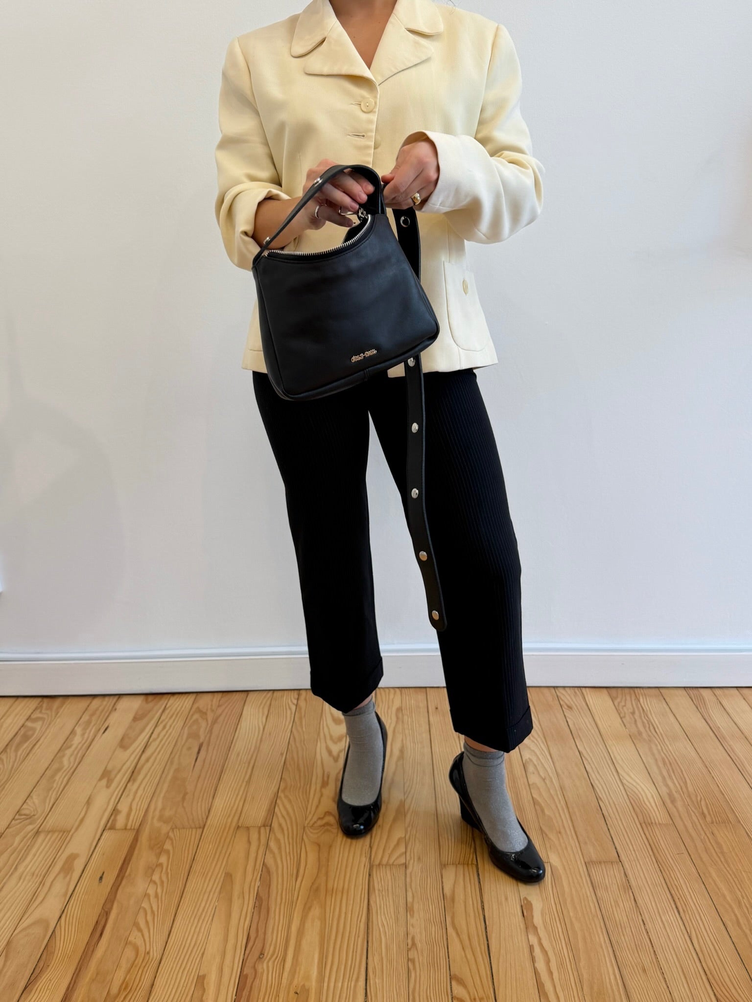 Tika Small Bag in Nappa Leather - Black