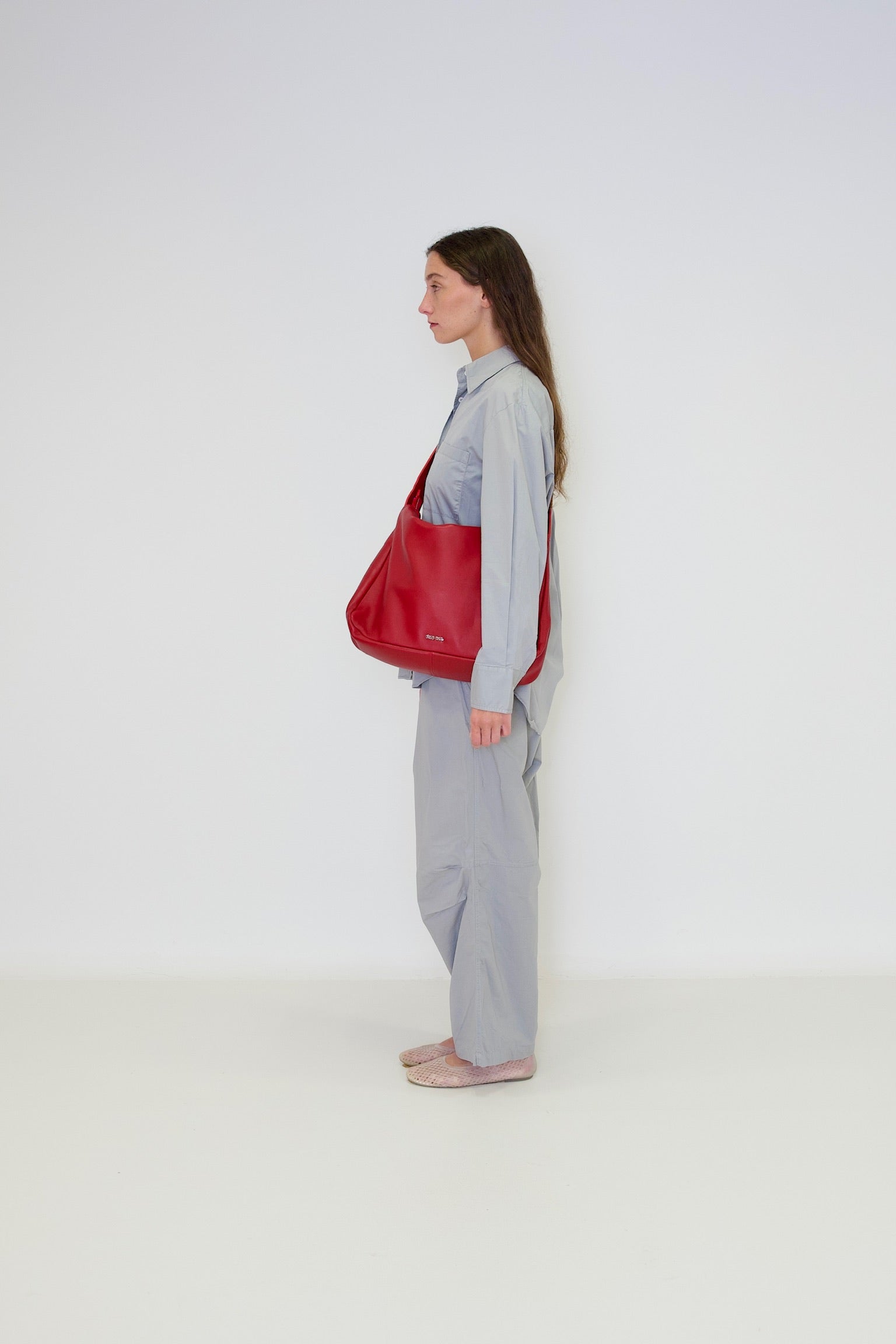 Tikon Bag in Nappa Leather - Red
