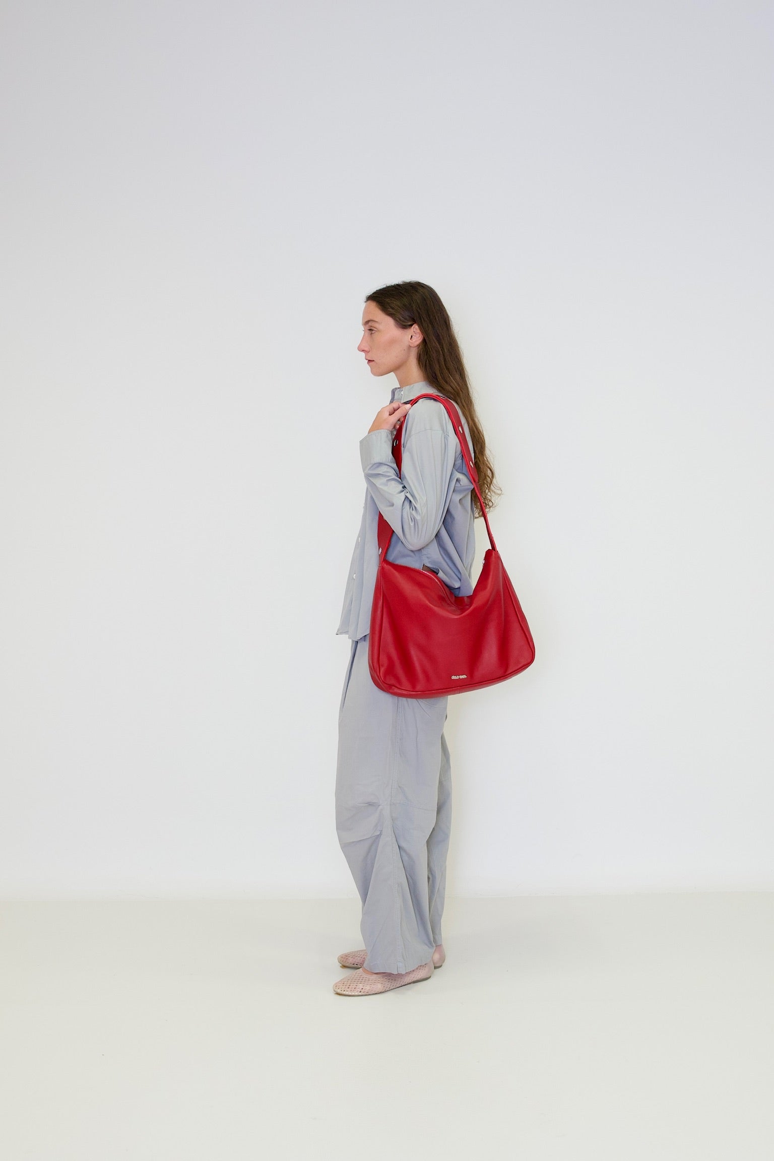 Tikon Bag in Nappa Leather - Red
