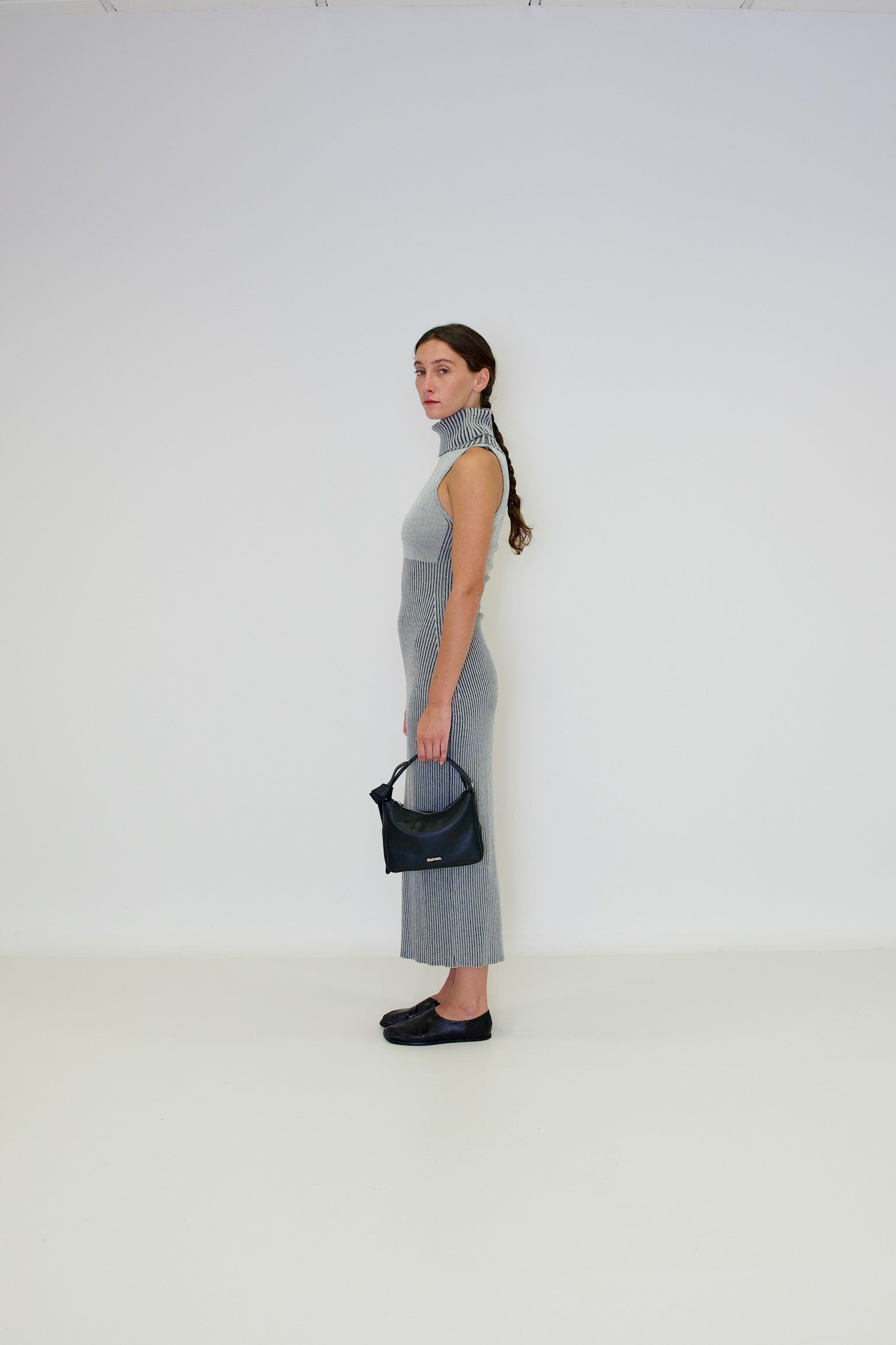 Tika Small Bag in Nappa Leather - Black