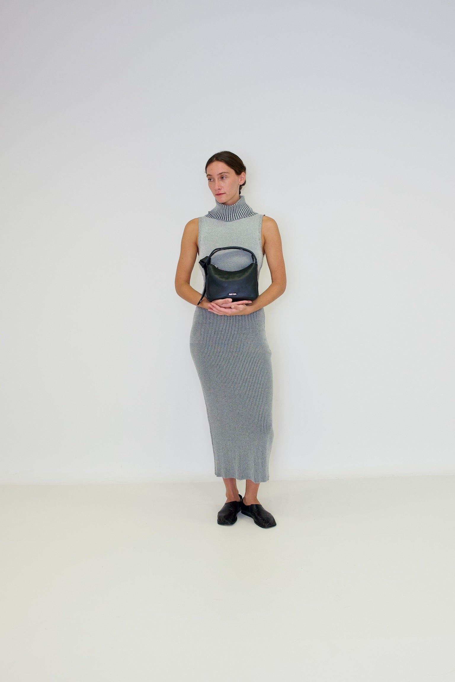 Tika Small Bag in Nappa Leather - Black