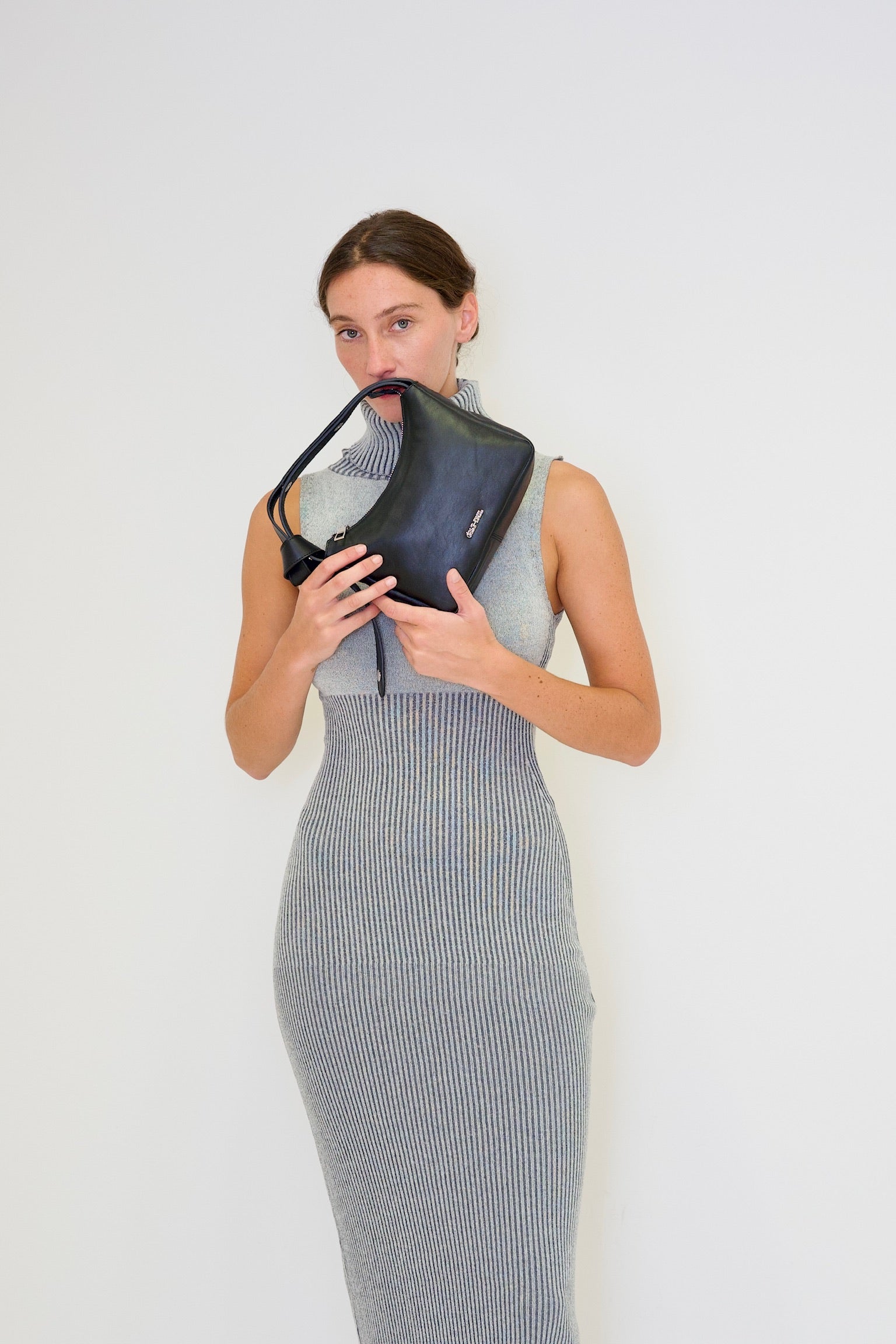 Tika Small Bag in Nappa Leather - Black