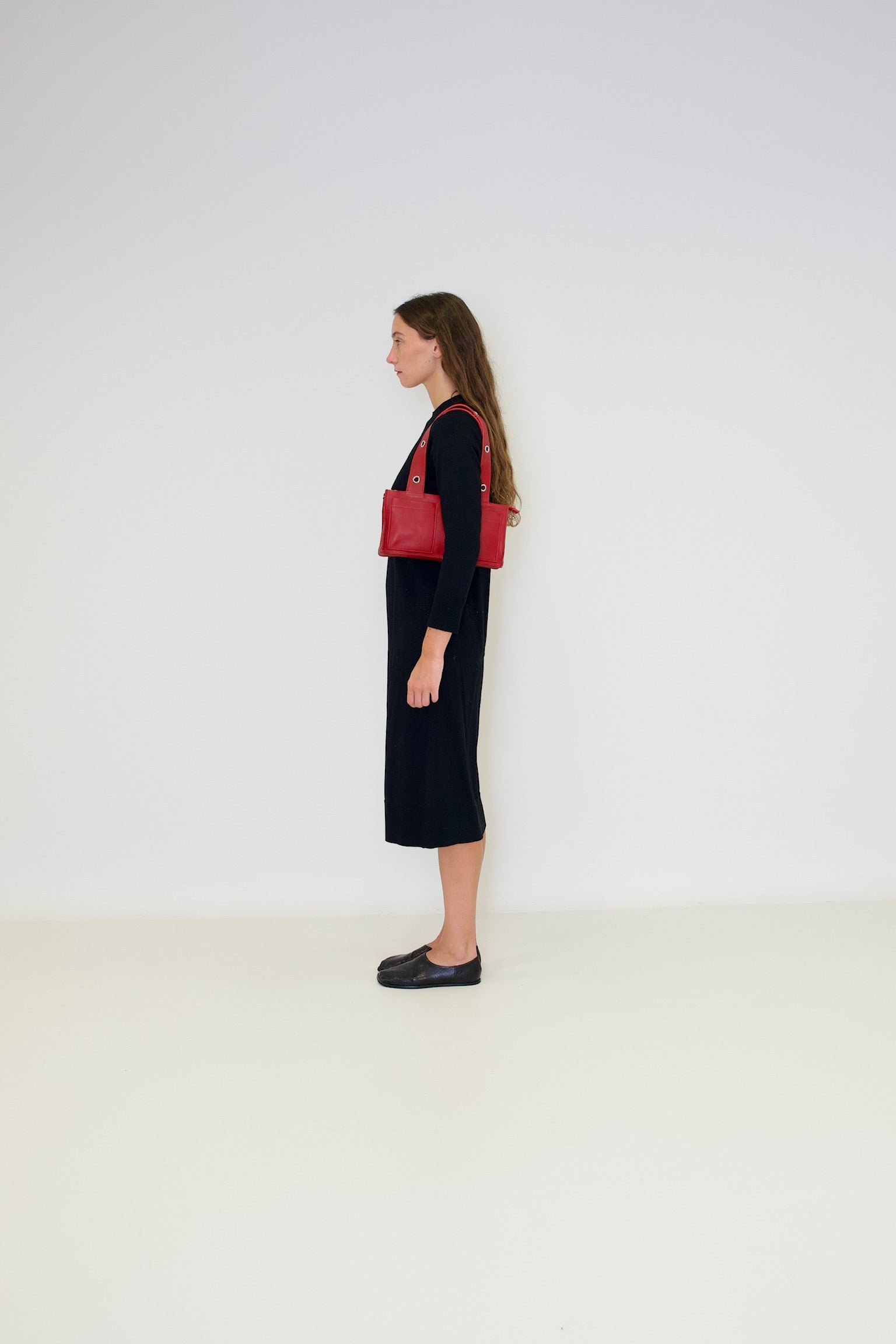 Mini Muse Bag in Nappa Leather - Red