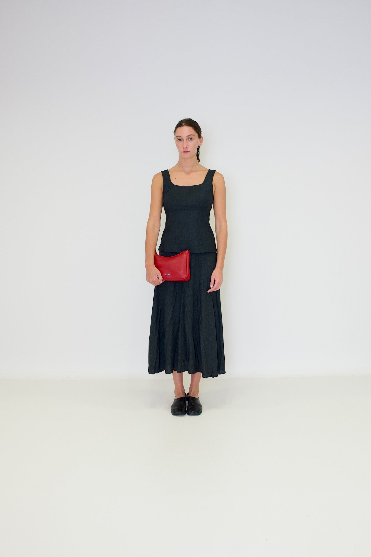 Bolso Tika Small en piel Napa - Rojo