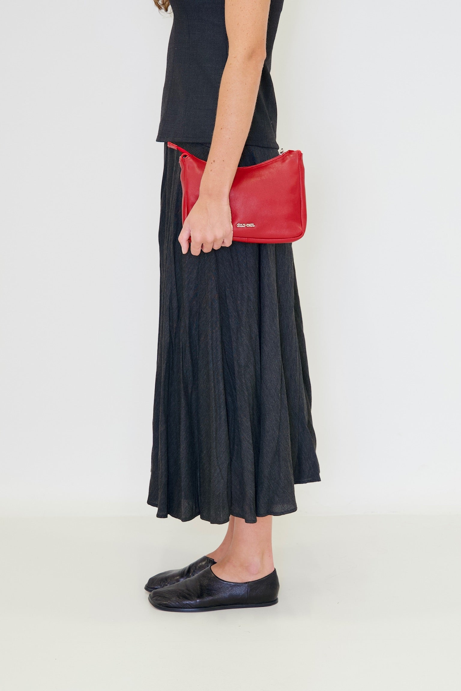 Bolso Tika Small en piel Napa - Rojo