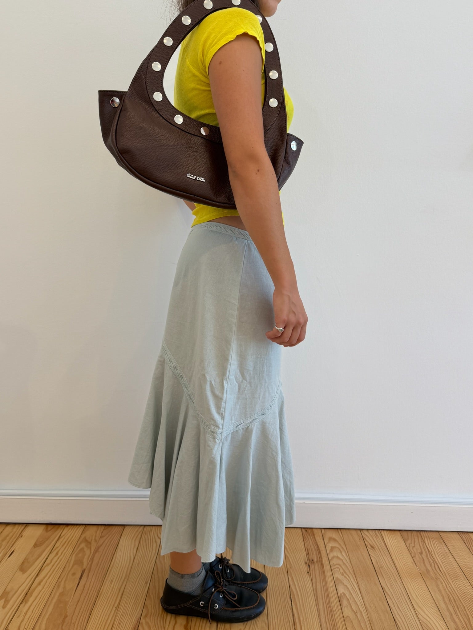 Sali Bag in Grained Leather - Brown