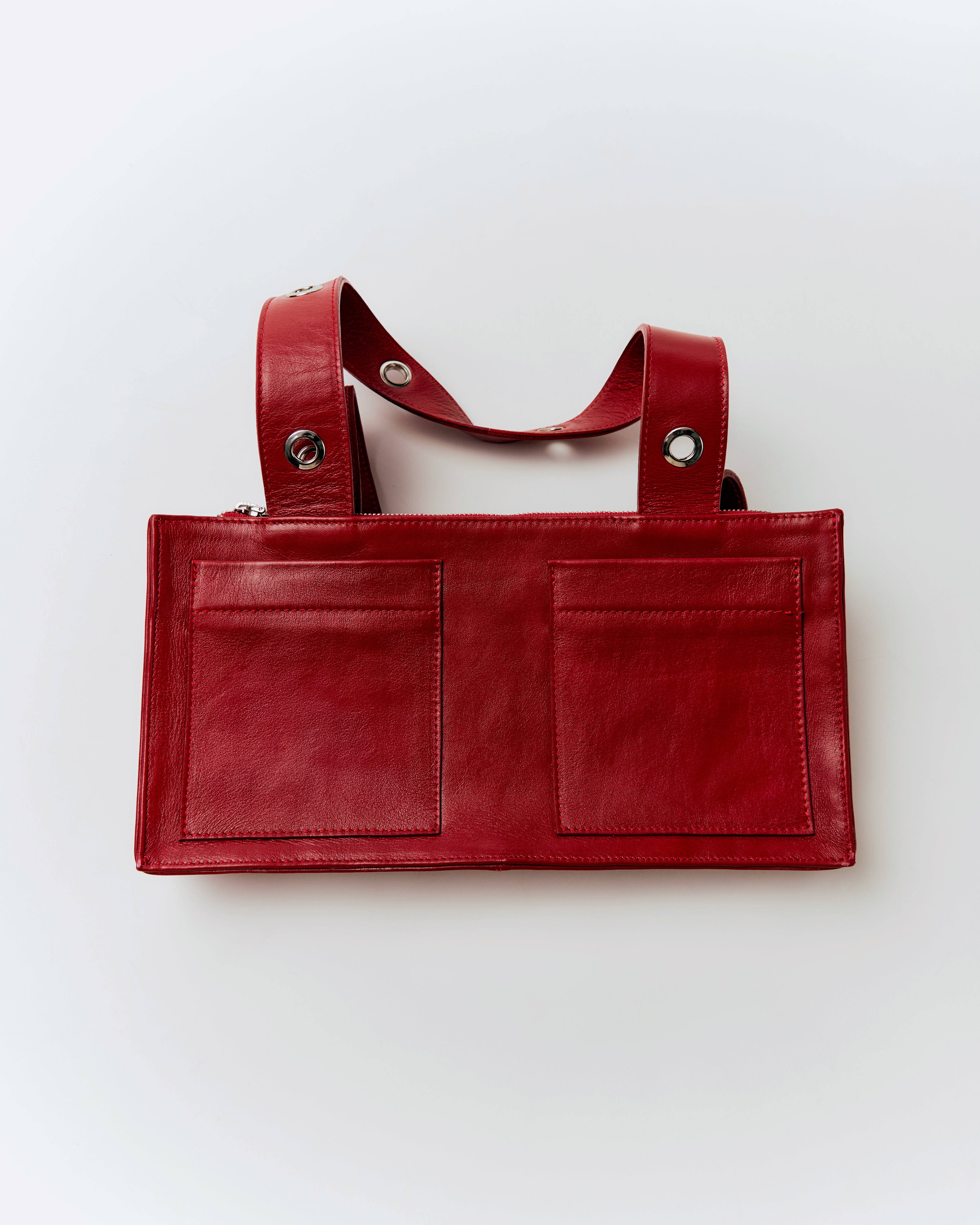 Mini Muse Bag in Nappa Leather - Red