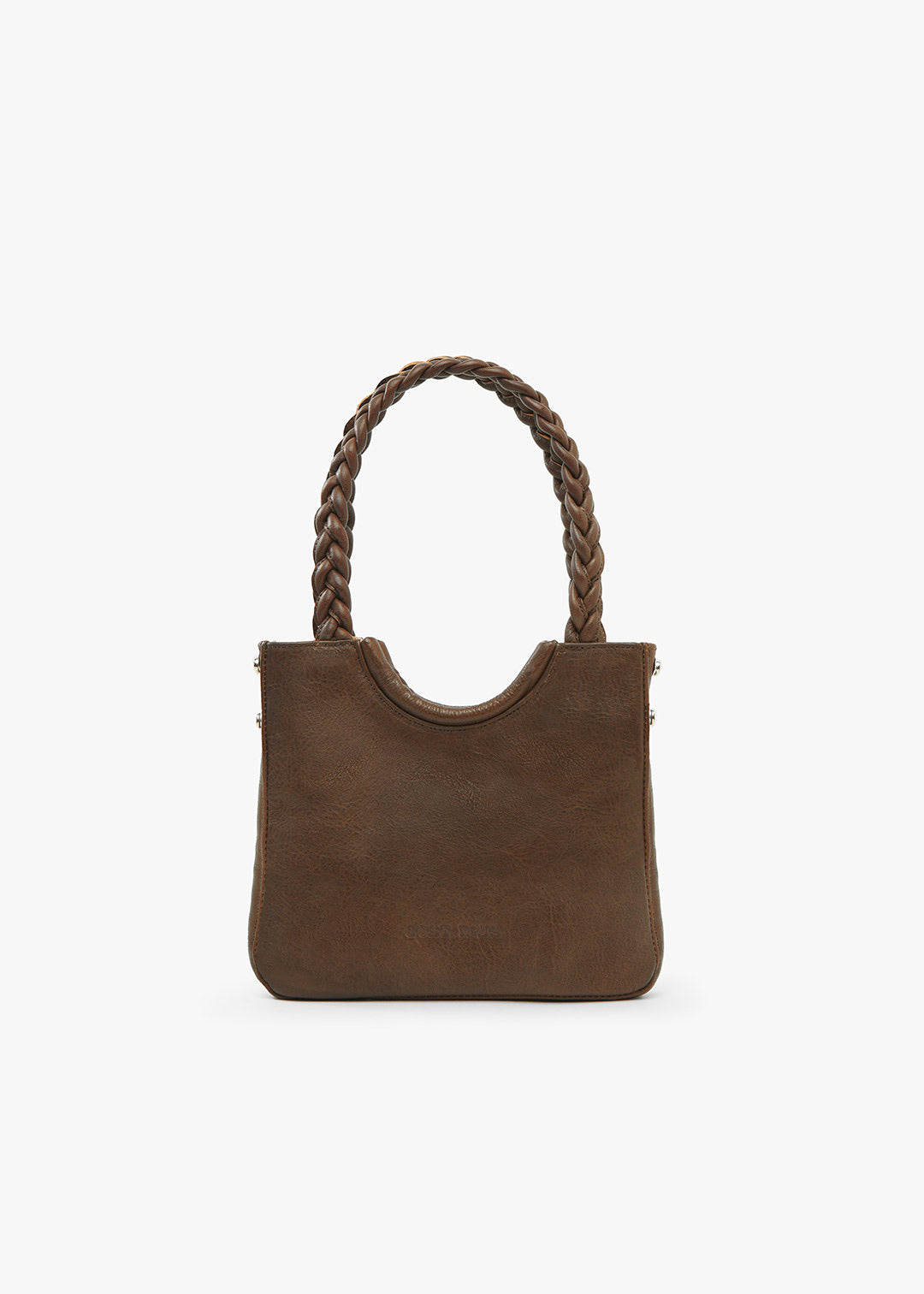 Trenza Bag in 100% leather - Brown
