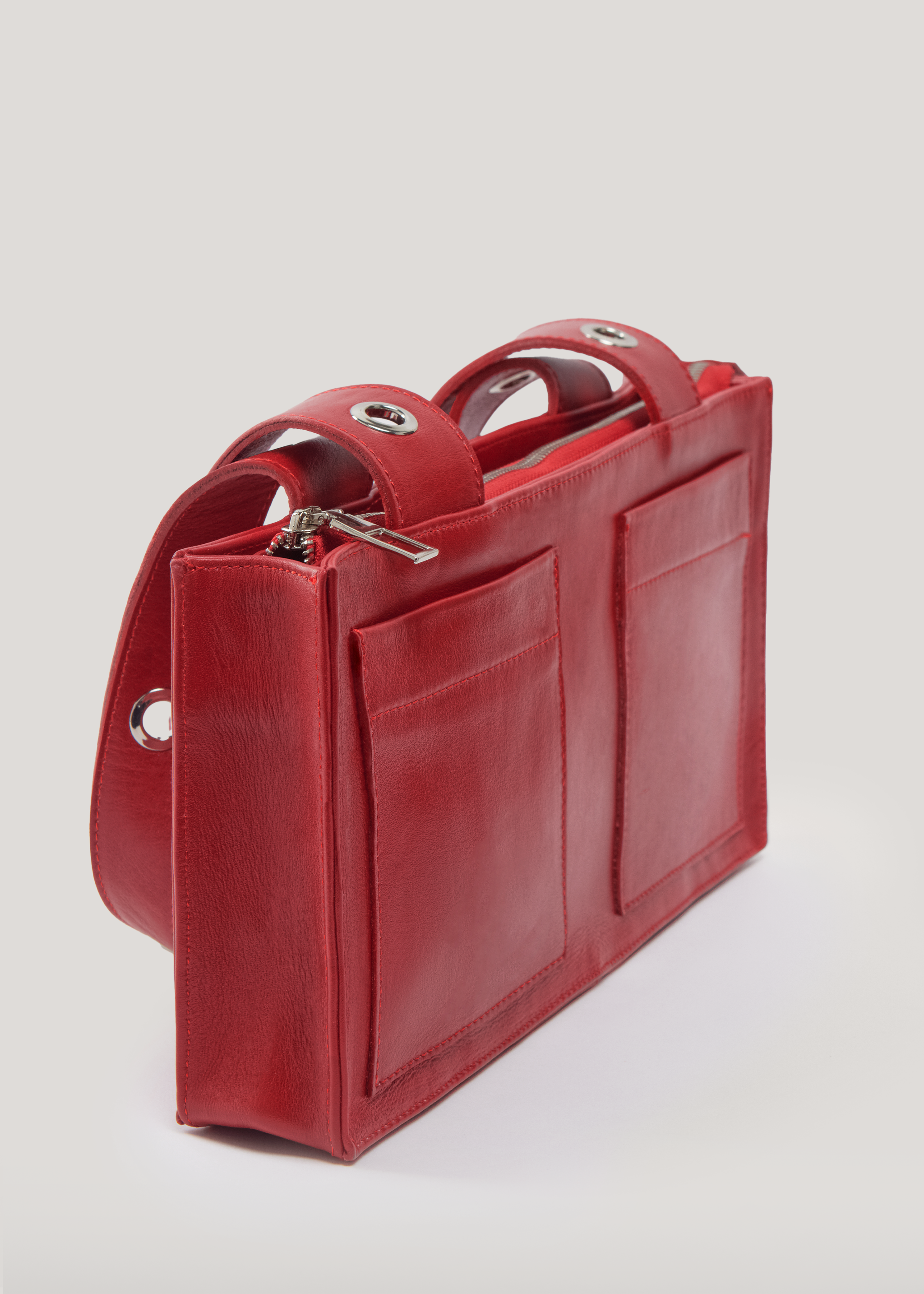 Mini Muse Bag in Nappa Leather - Red