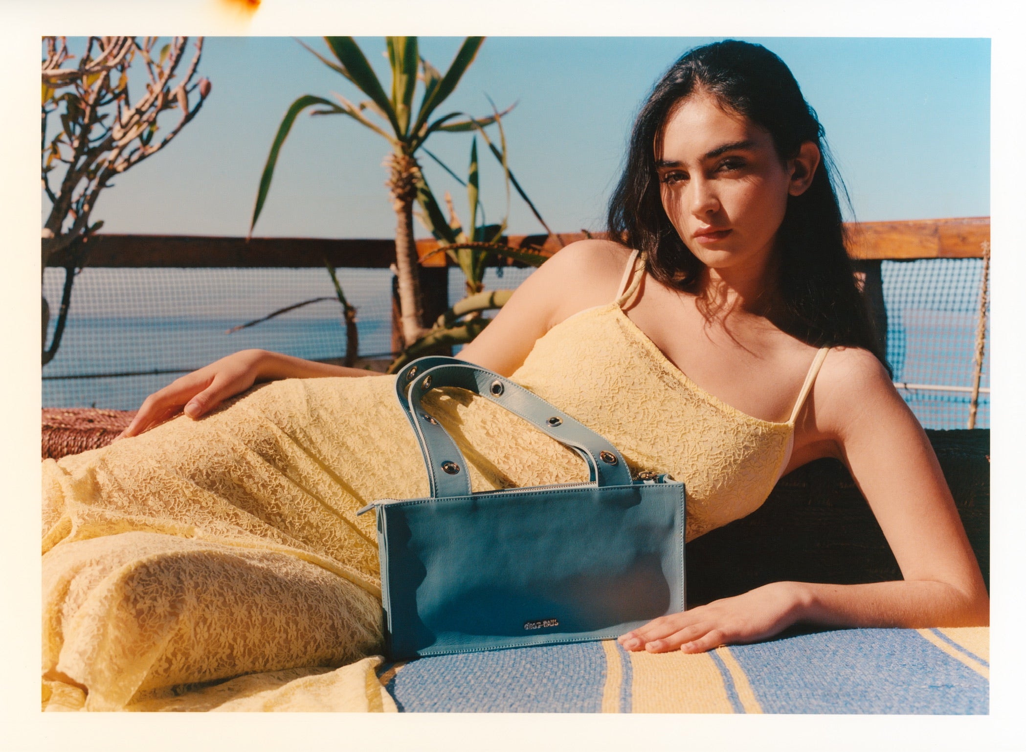Mini Muse Bag in Nappa Leather - Blue