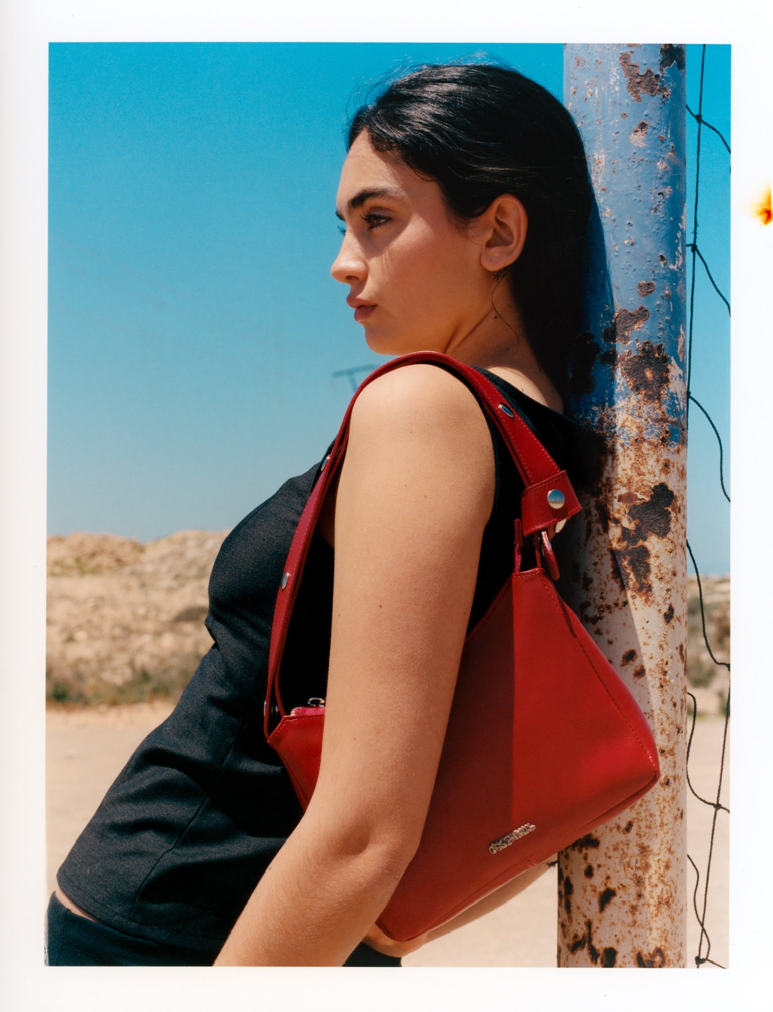 Tika Small Bag in Nappa Leather - Red