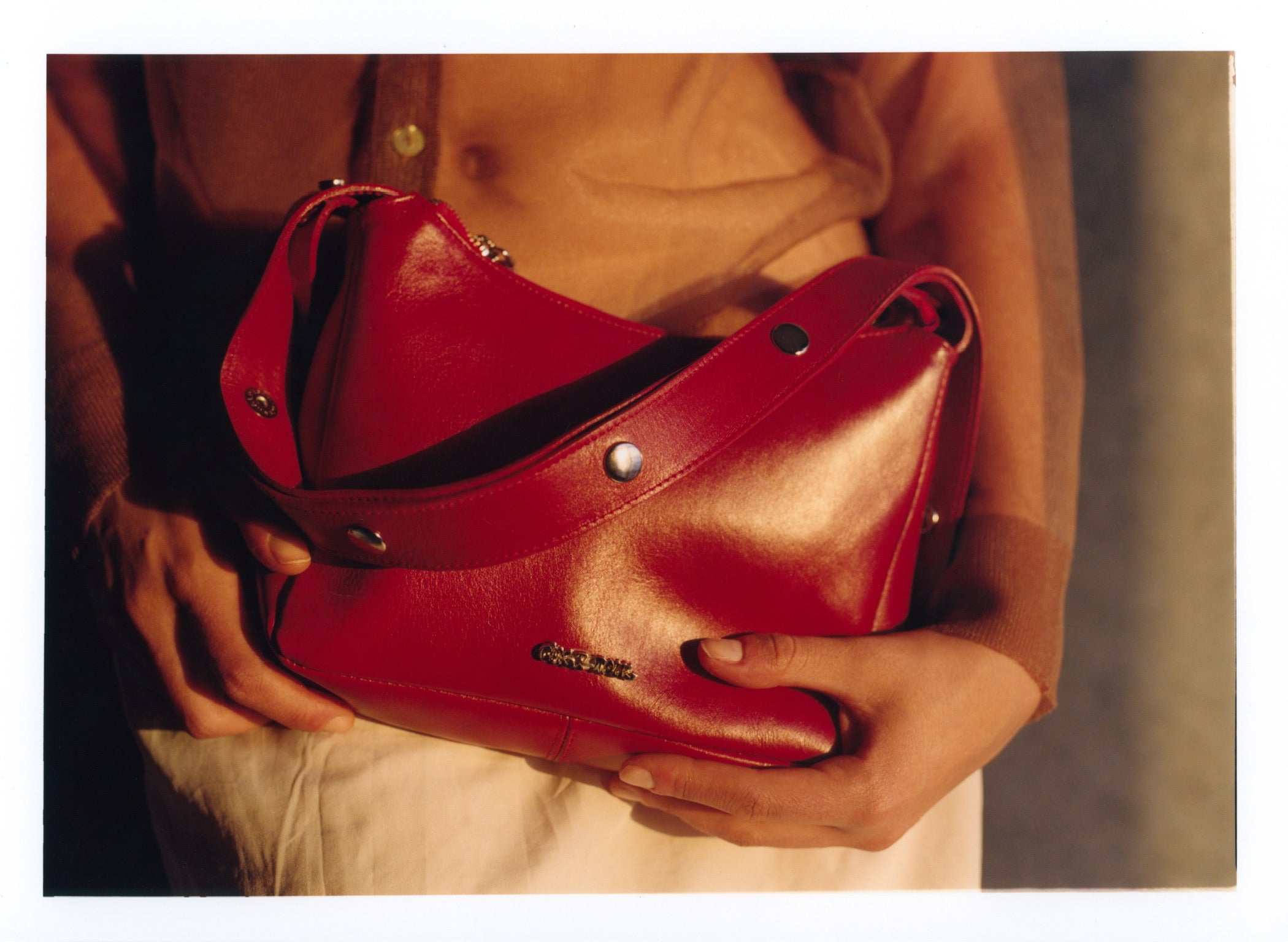 Bolso Tika Small en piel Napa - Rojo