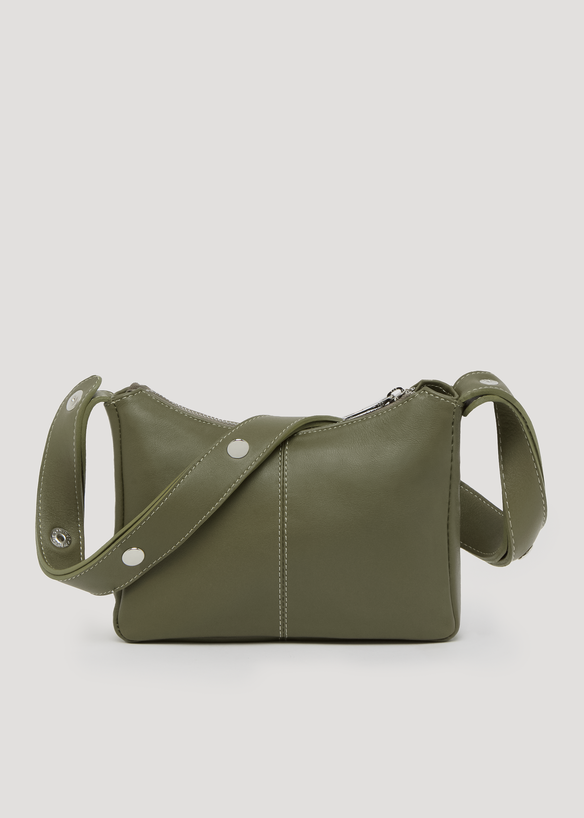 Tika Small Bag in Nappa Leather - Khaki