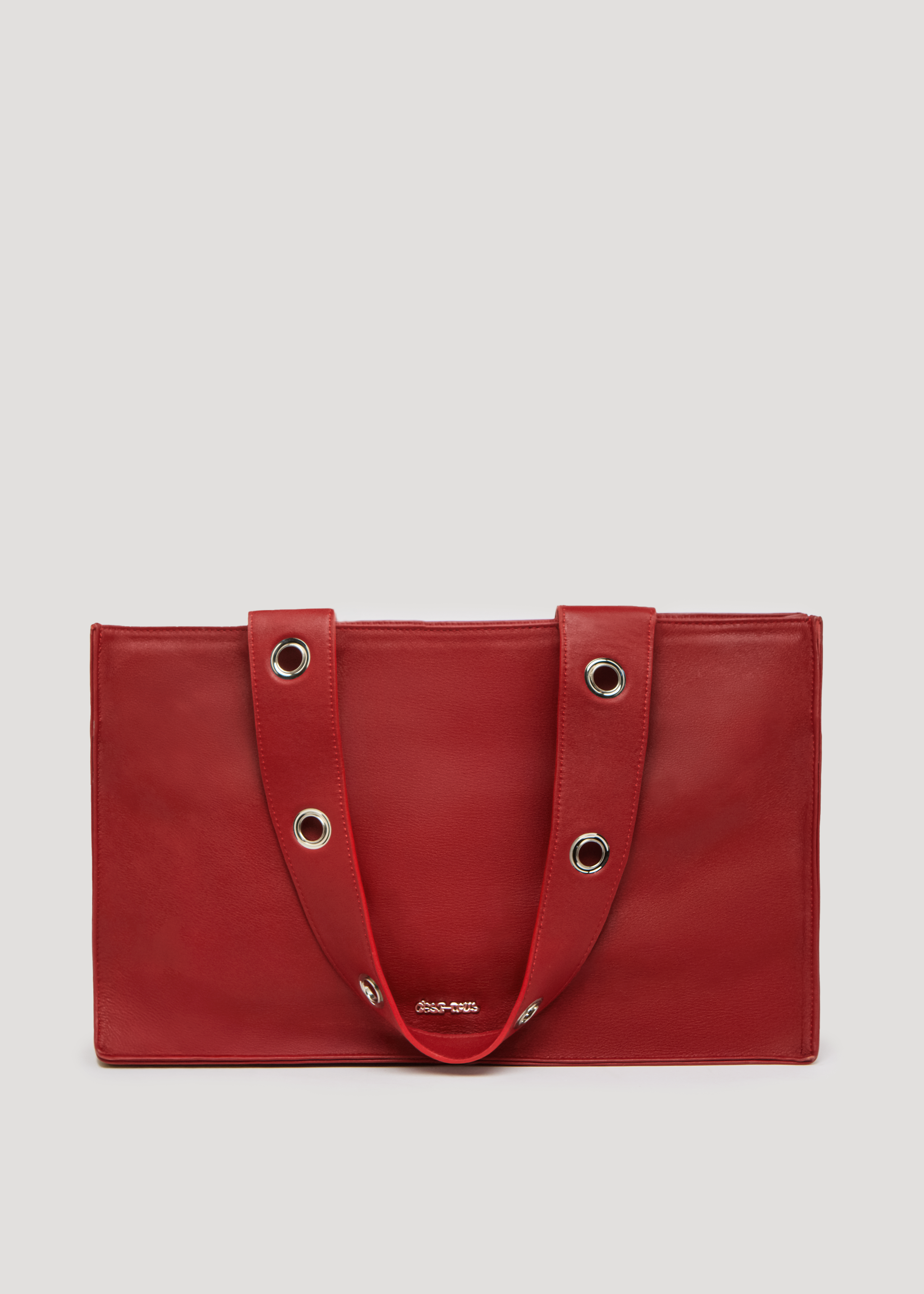 Bolso Muse en piel napa - Rojo (con pequeñas imperfecciones)