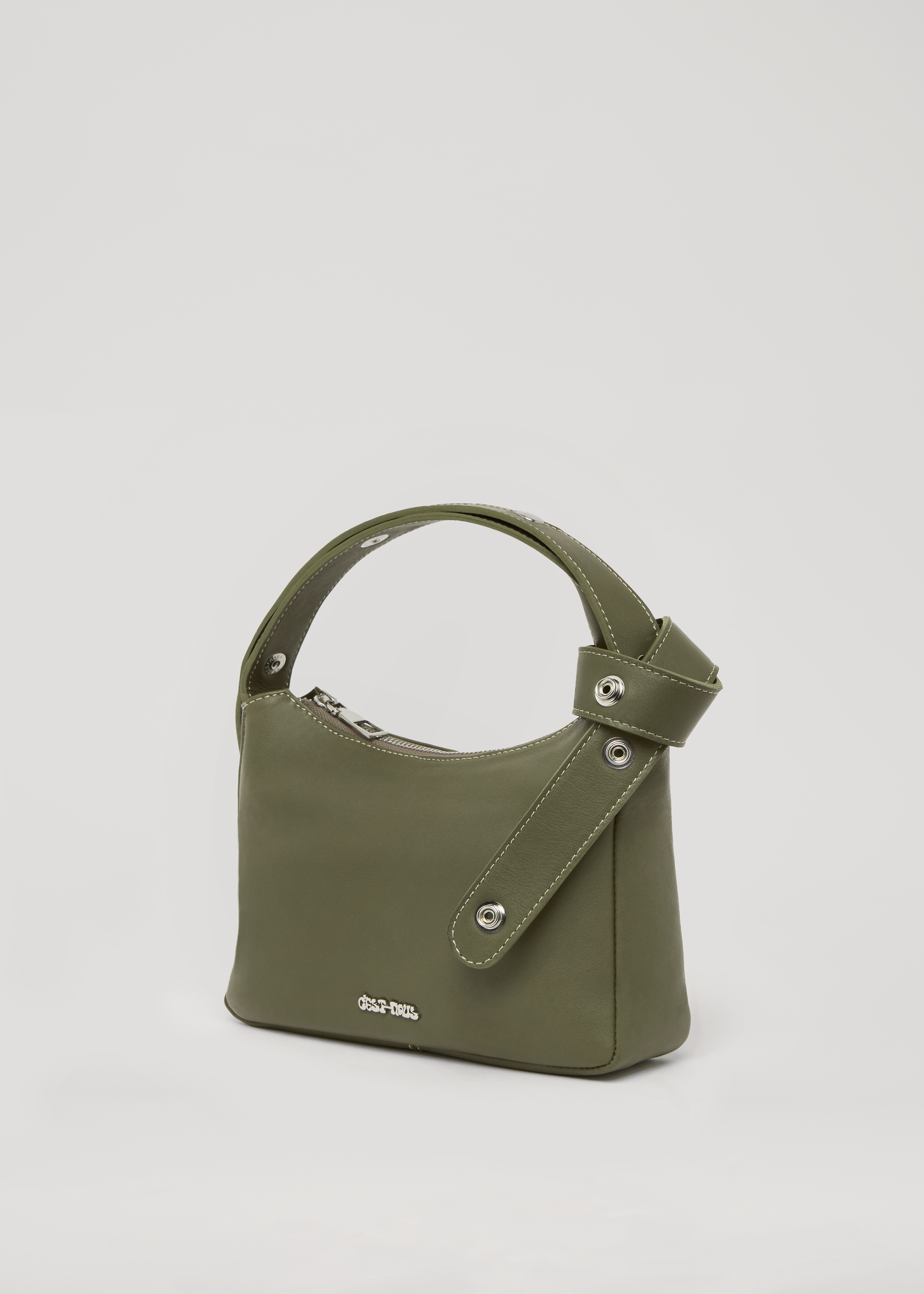 Tika Small Bag in Nappa Leather - Khaki