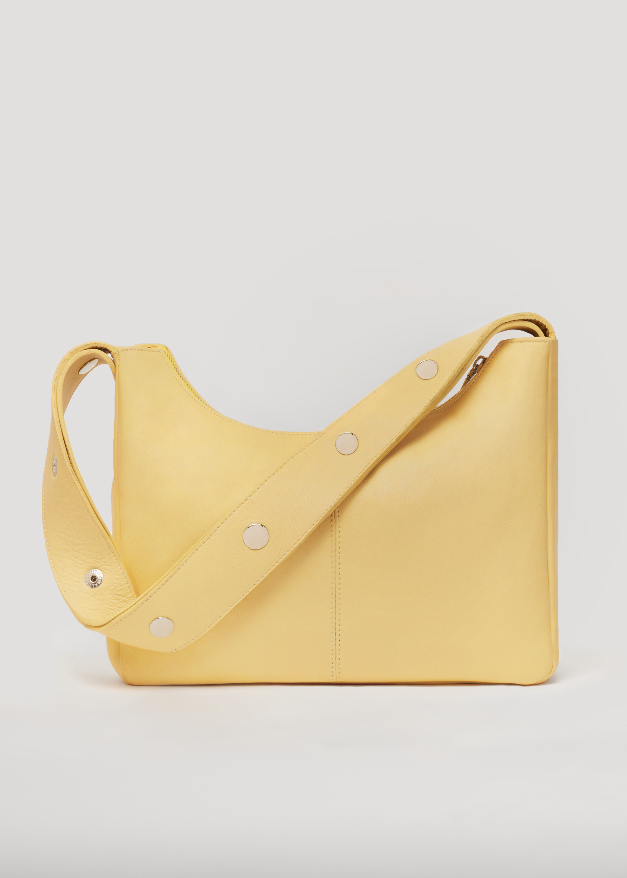 Bolso Tika en piel Napa - Amarillo Mantequilla