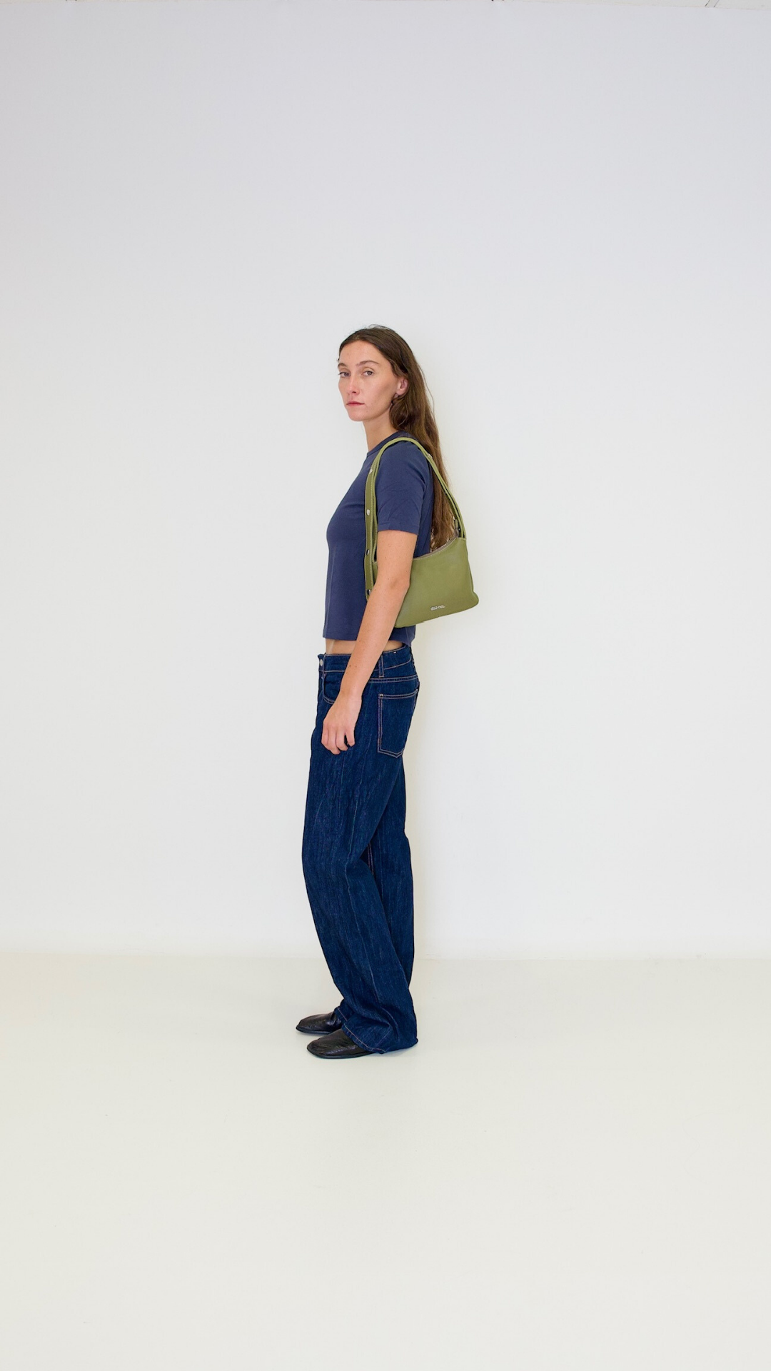 Tika Small Bag in Nappa Leather - Khaki