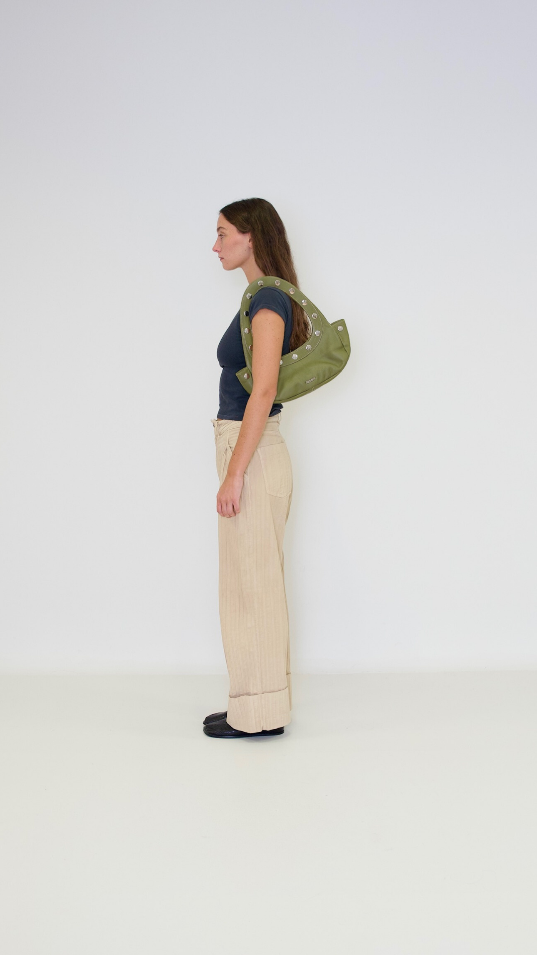 Sali Bag in Nappa Leather - Khaki