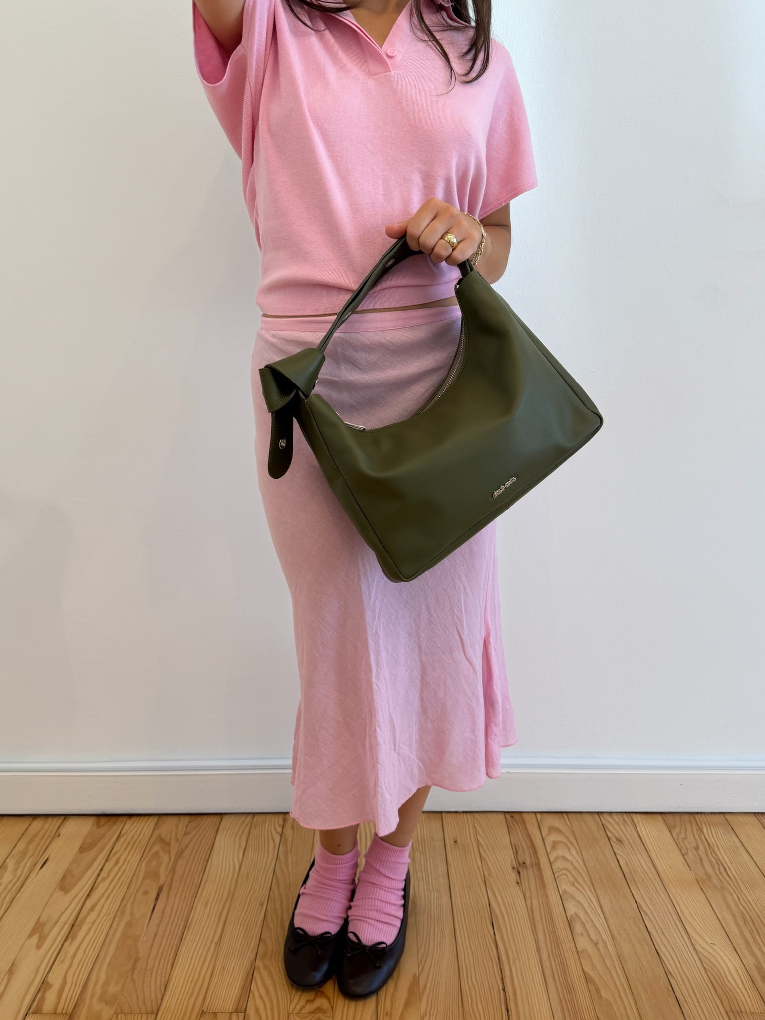 Tika Bag in Nappa Leather - Khaki