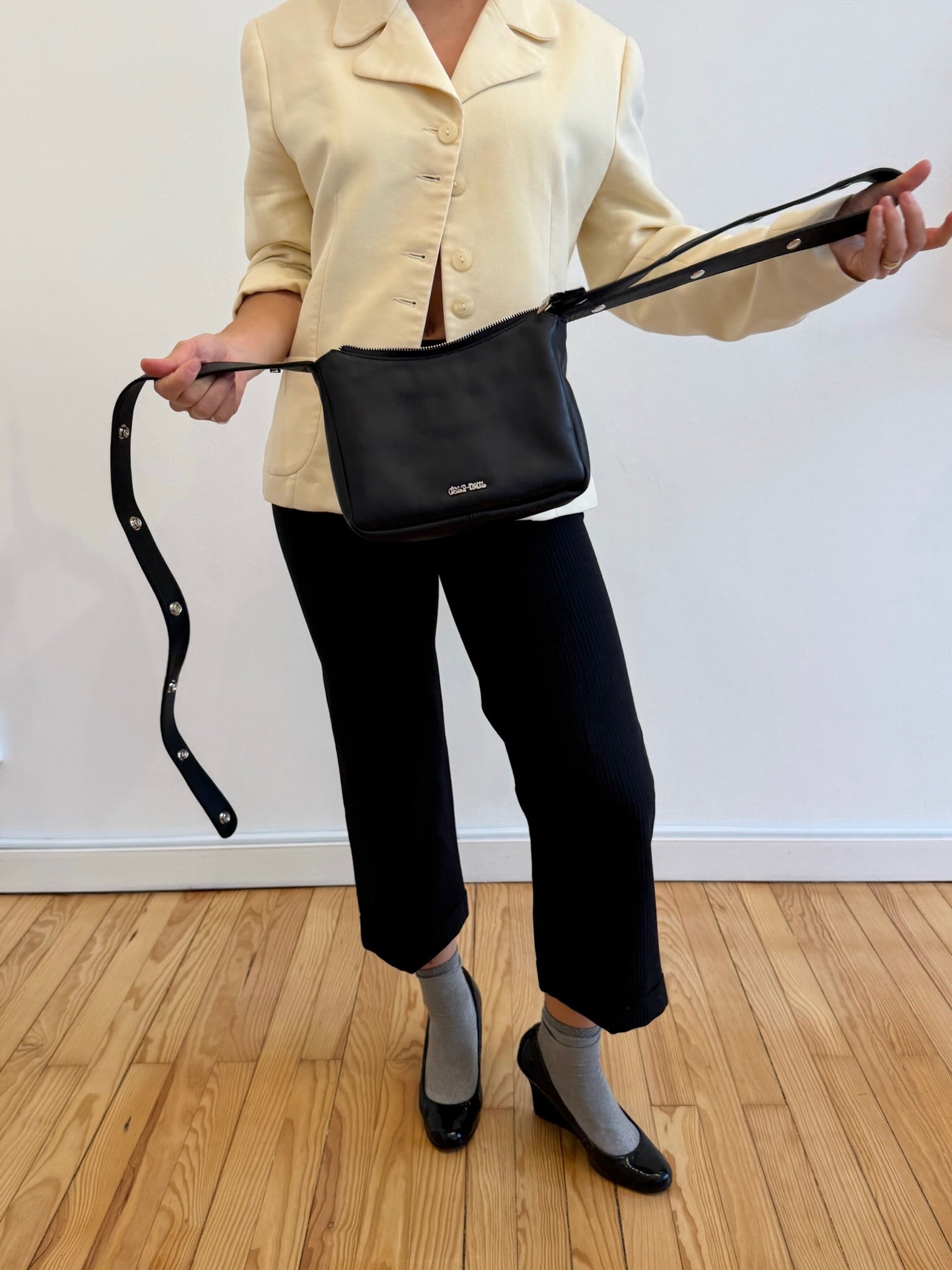 Tika Small Bag in Nappa Leather - Black