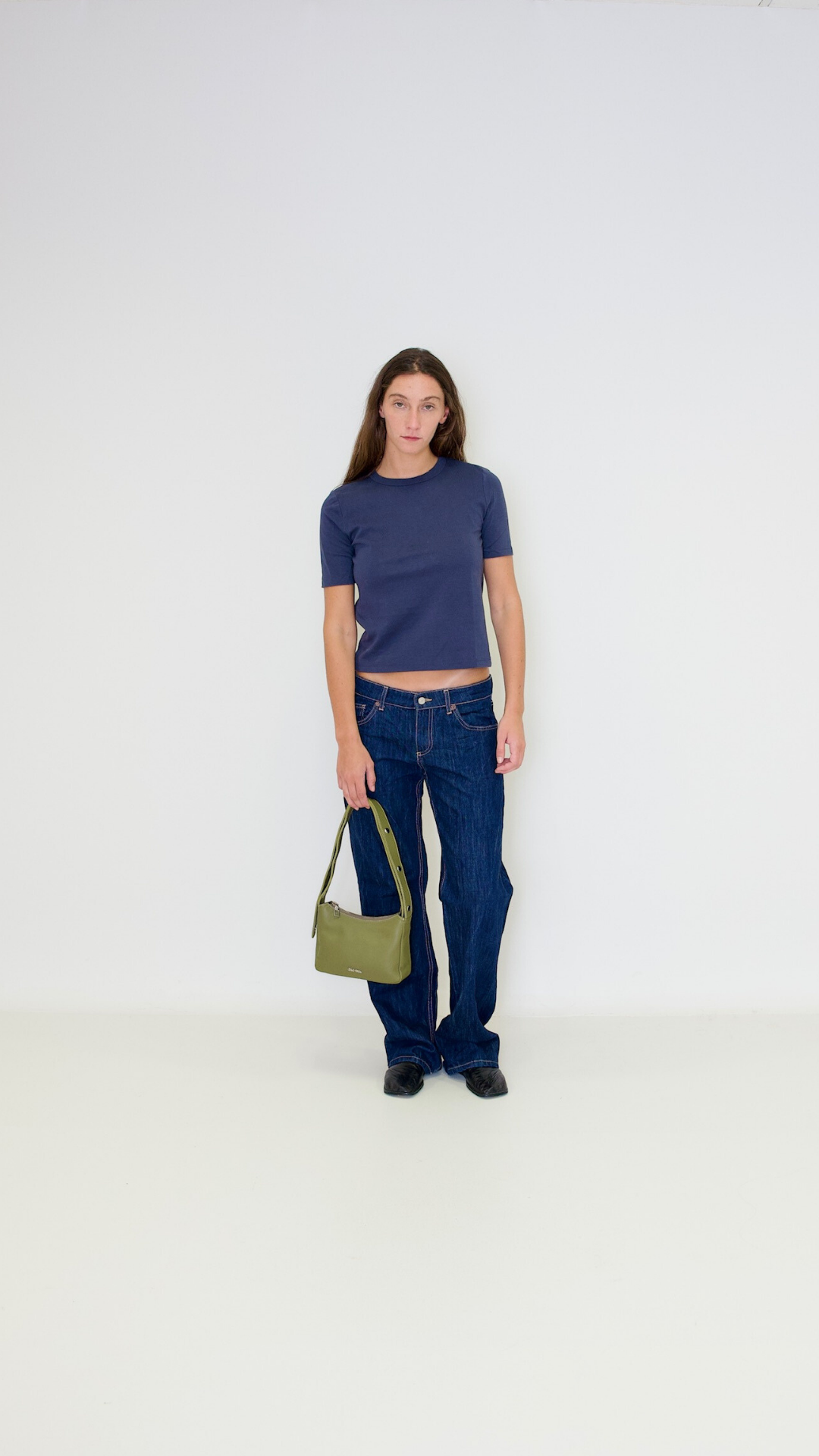 Tika Small Bag in Nappa Leather - Khaki