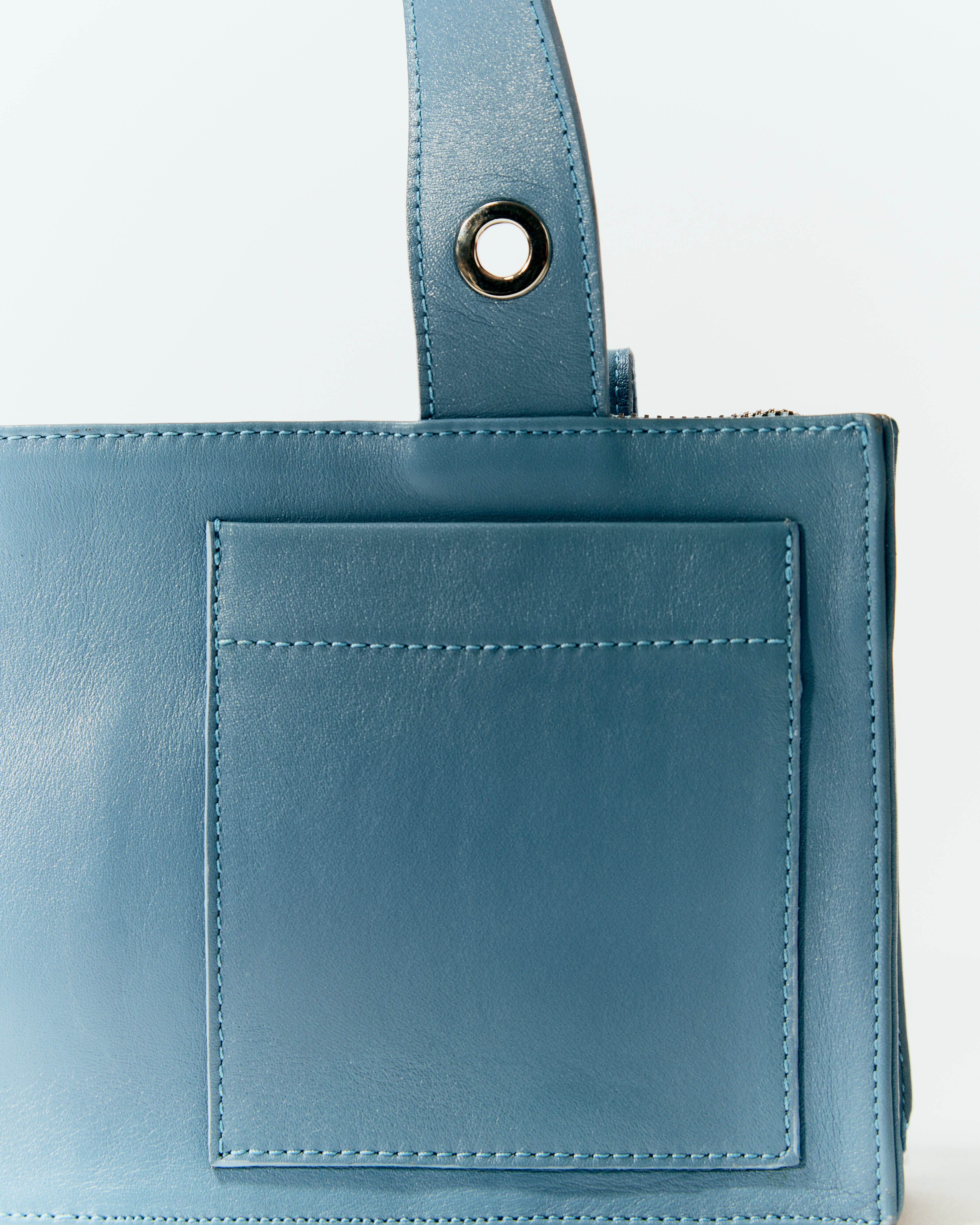 Mini Muse Bag in Nappa Leather - Blue