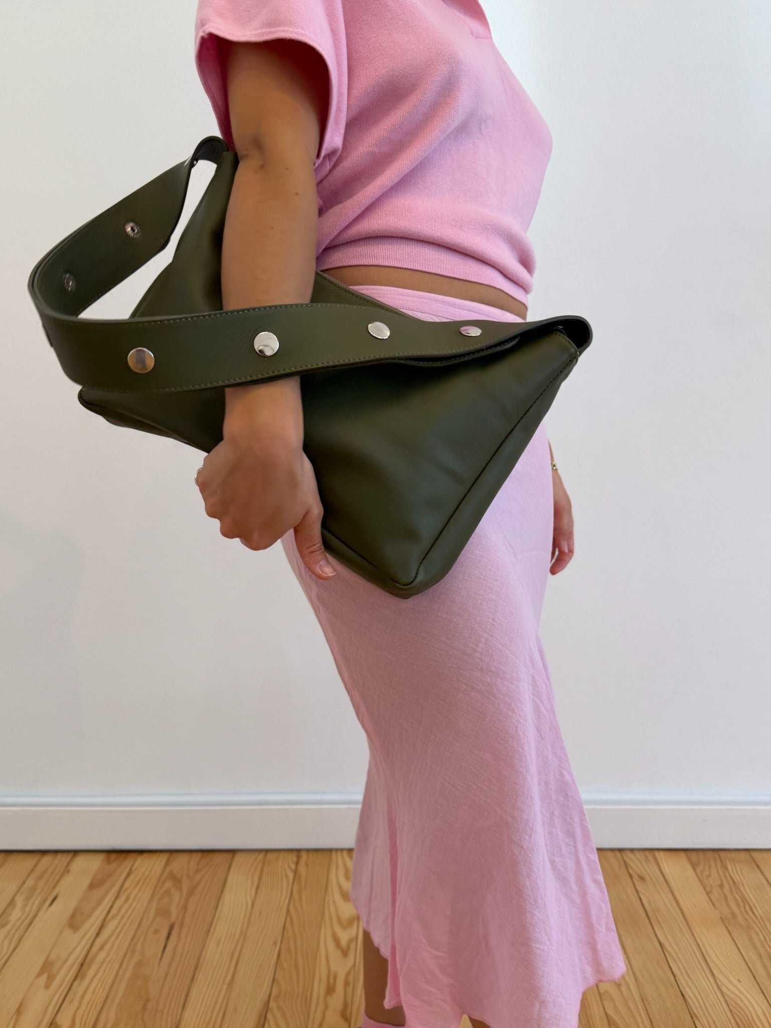 Tika Bag in Nappa Leather - Khaki