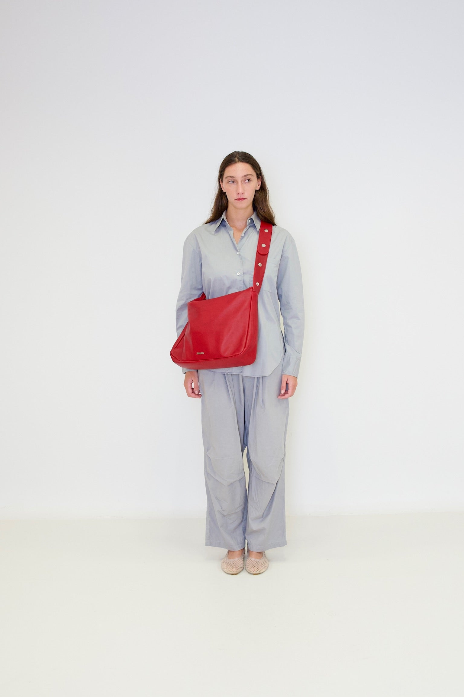 Tikon Bag in Nappa Leather - Red