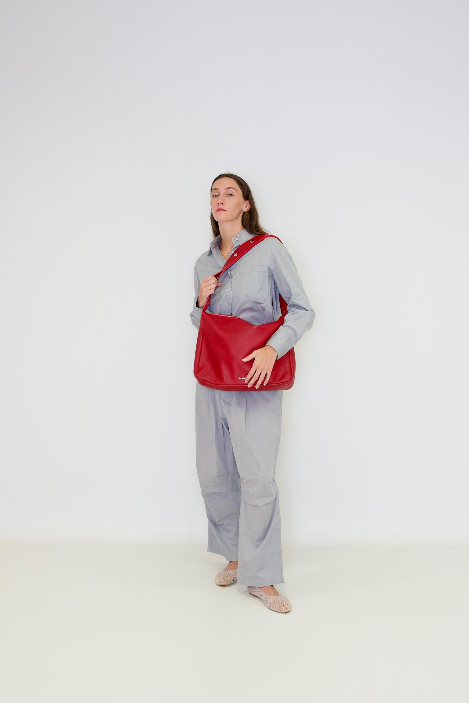 Tikon Bag in Nappa Leather - Red