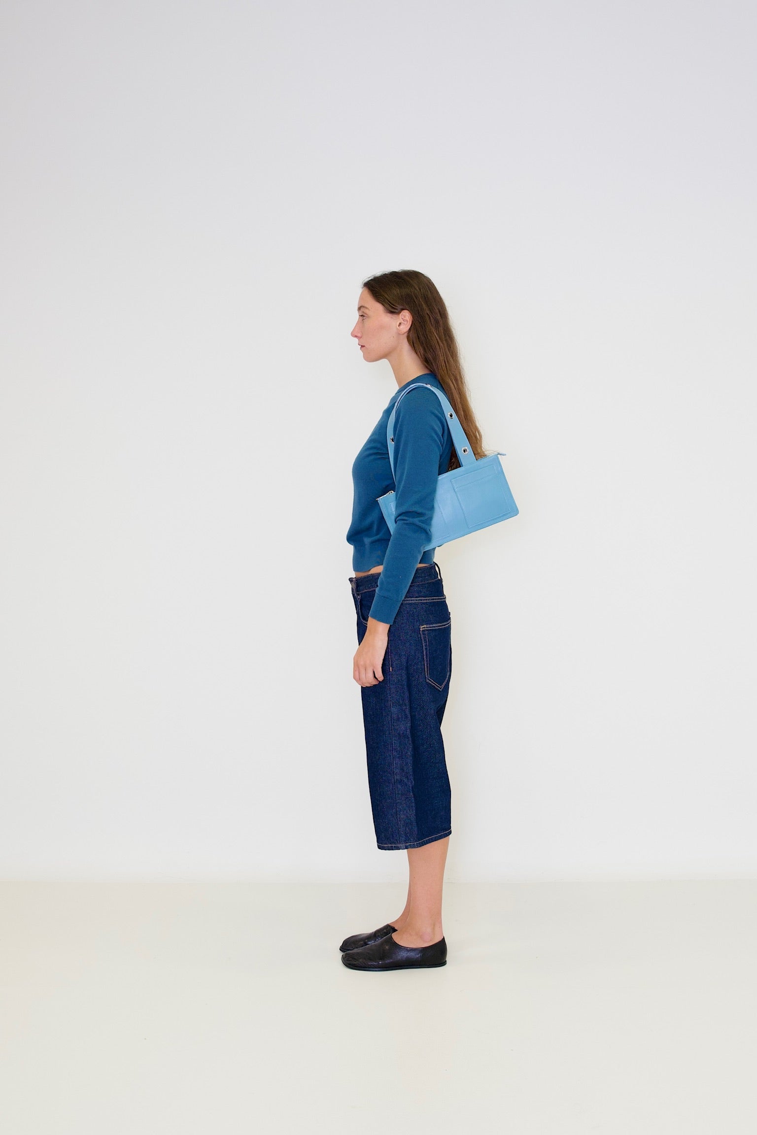 Bolso Mini Muse en piel Napa - Azul