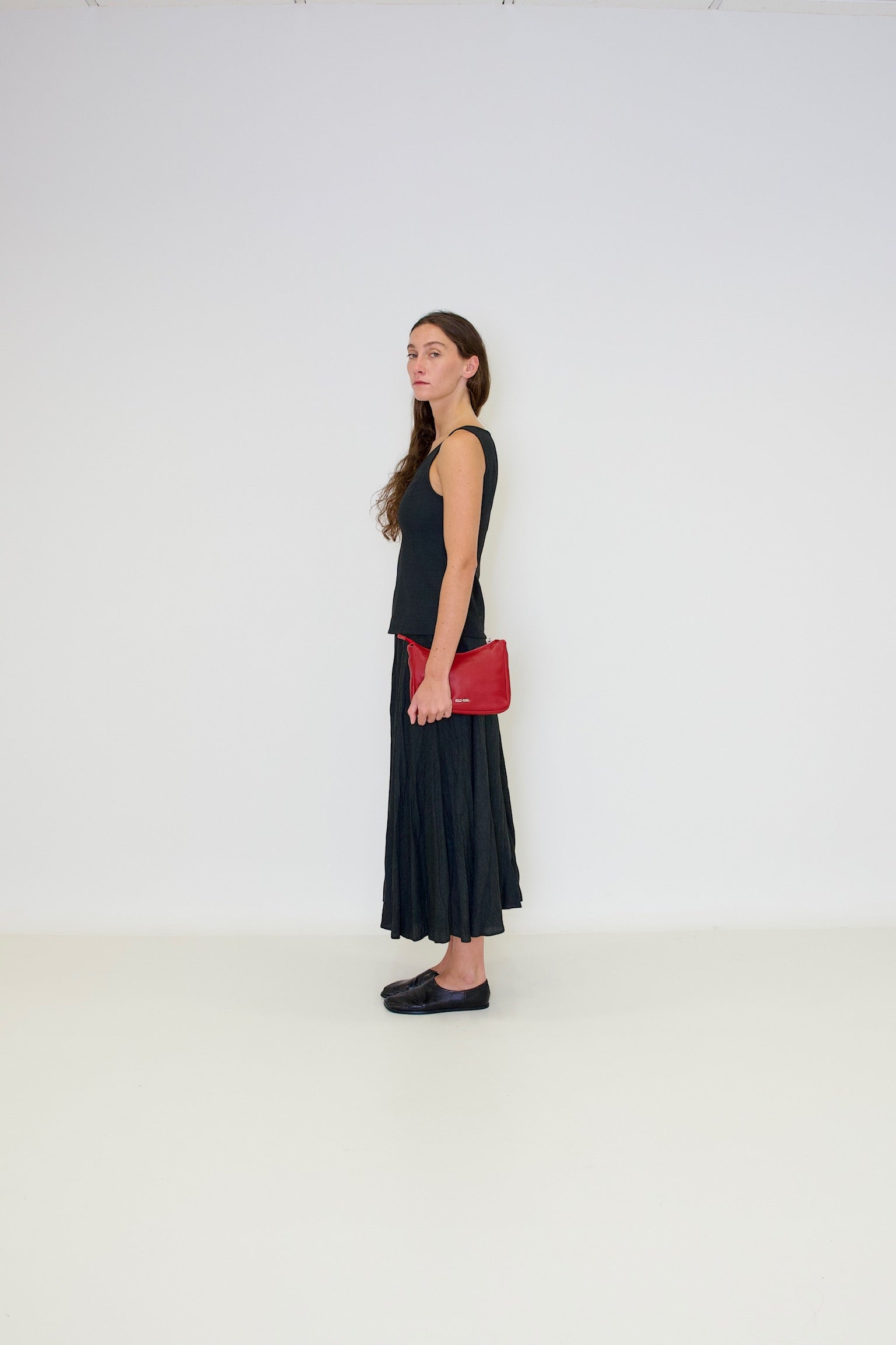 Bolso Tika Small en piel Napa - Rojo