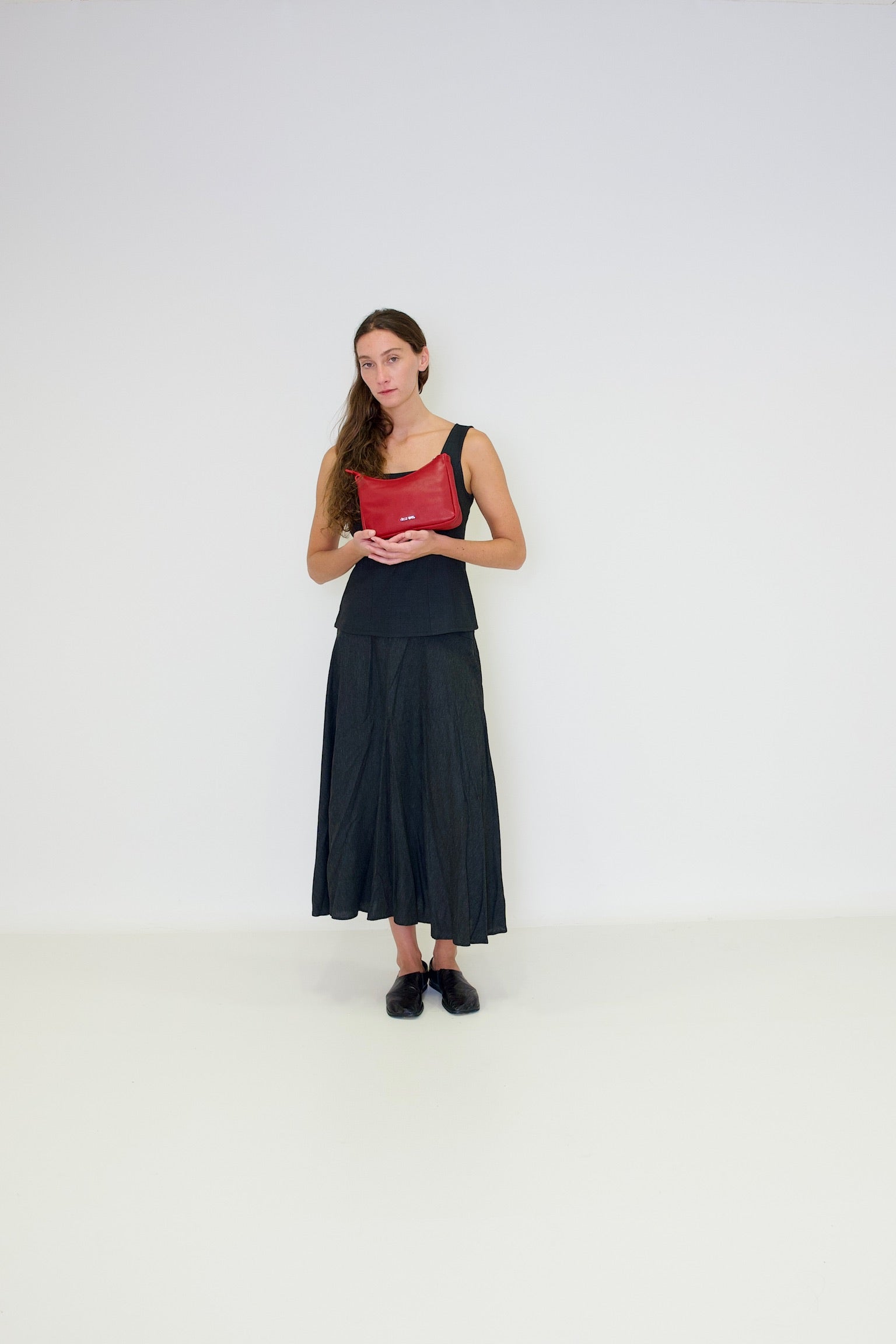 Bolso Tika Small en piel Napa - Rojo