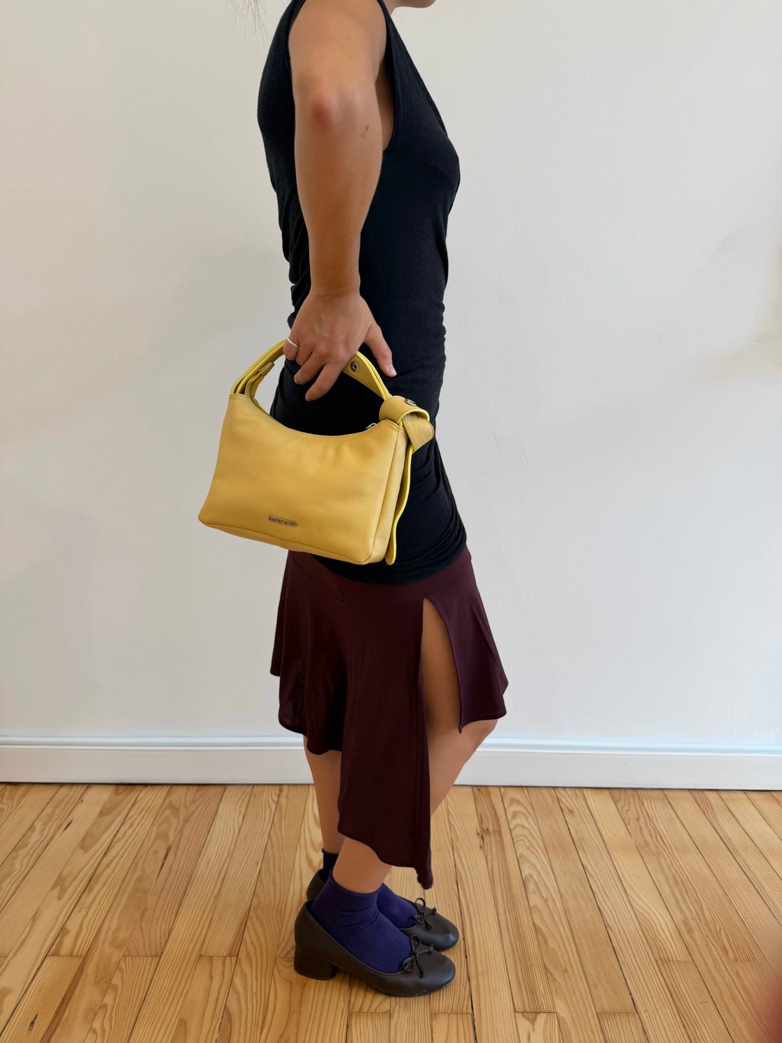 Tika Small Bag in Nappa Leather - Butter