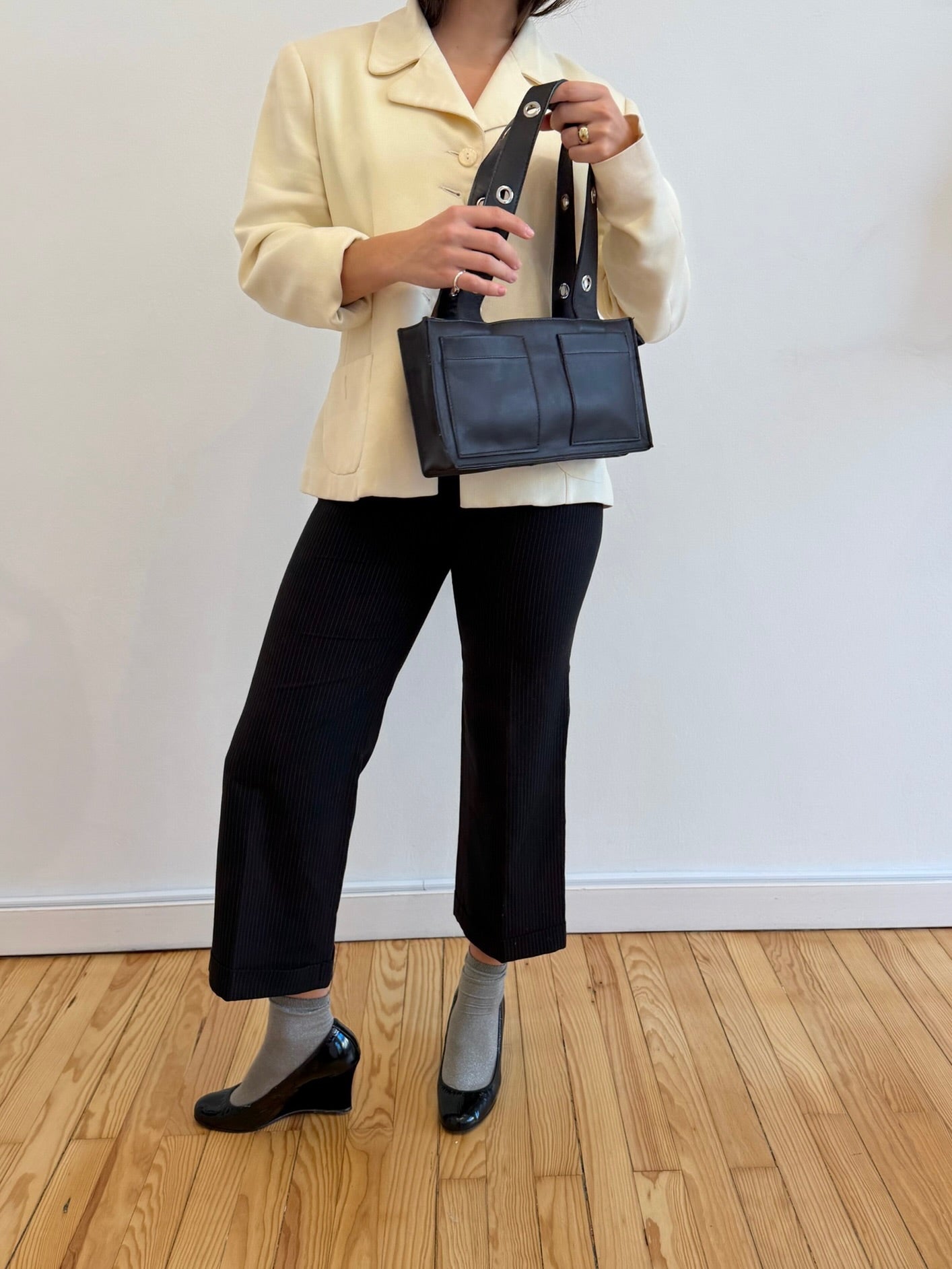 Mini Muse Bag in Nappa Leather - Black