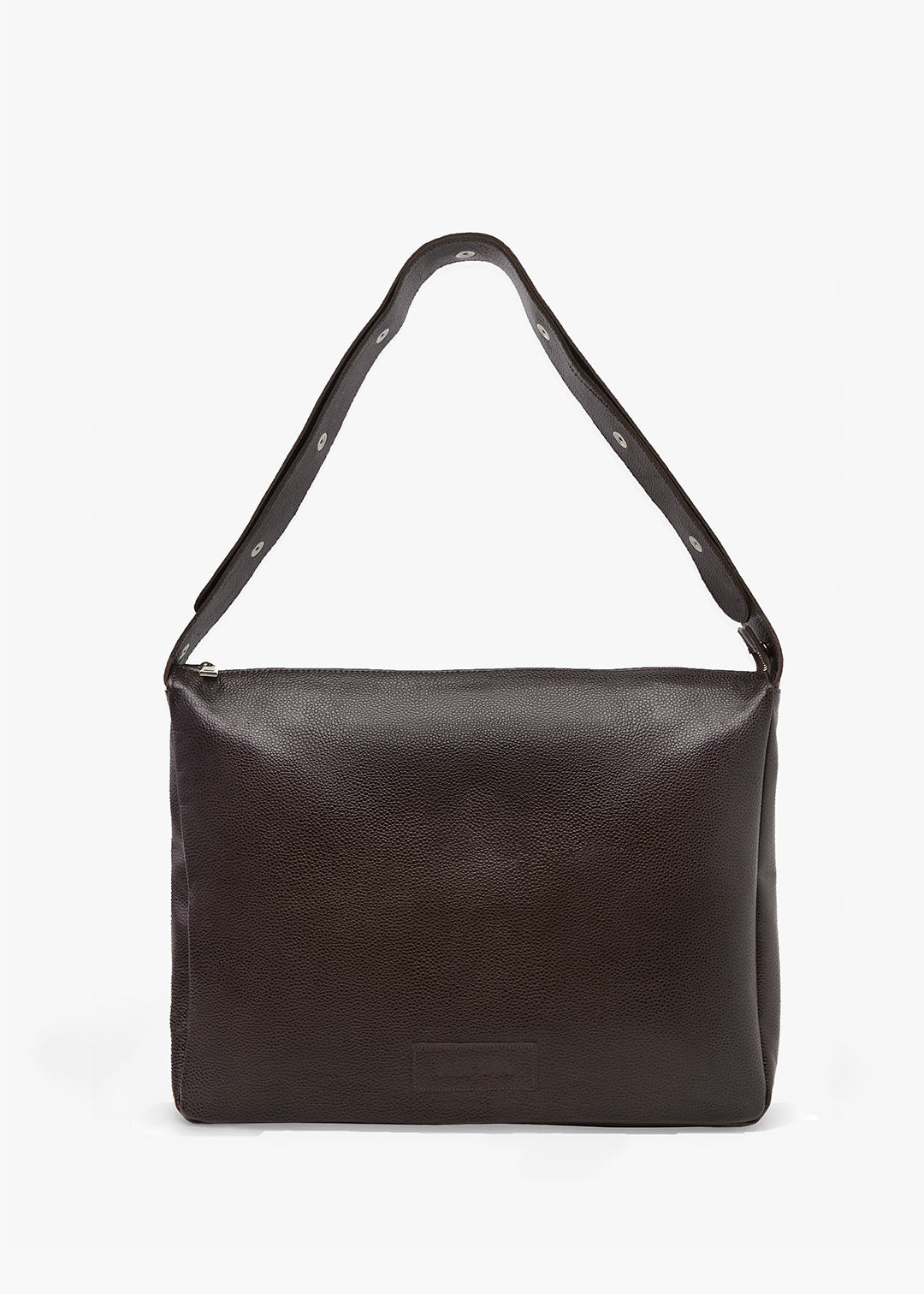 Bolso Tikon en piel Napa graneada - Chocolate