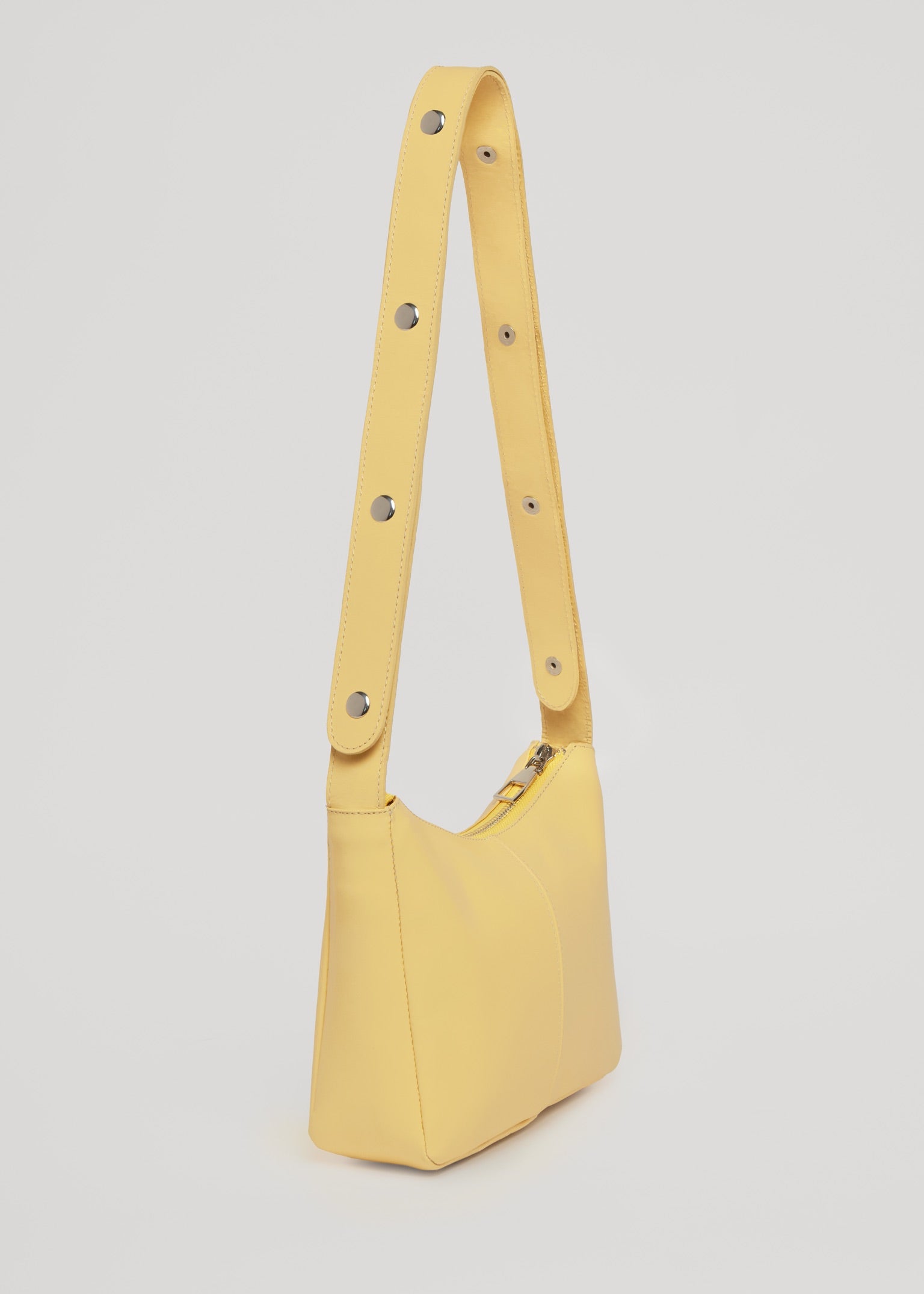Bolso Tika Small en piel Napa - Amarillo Mantequilla