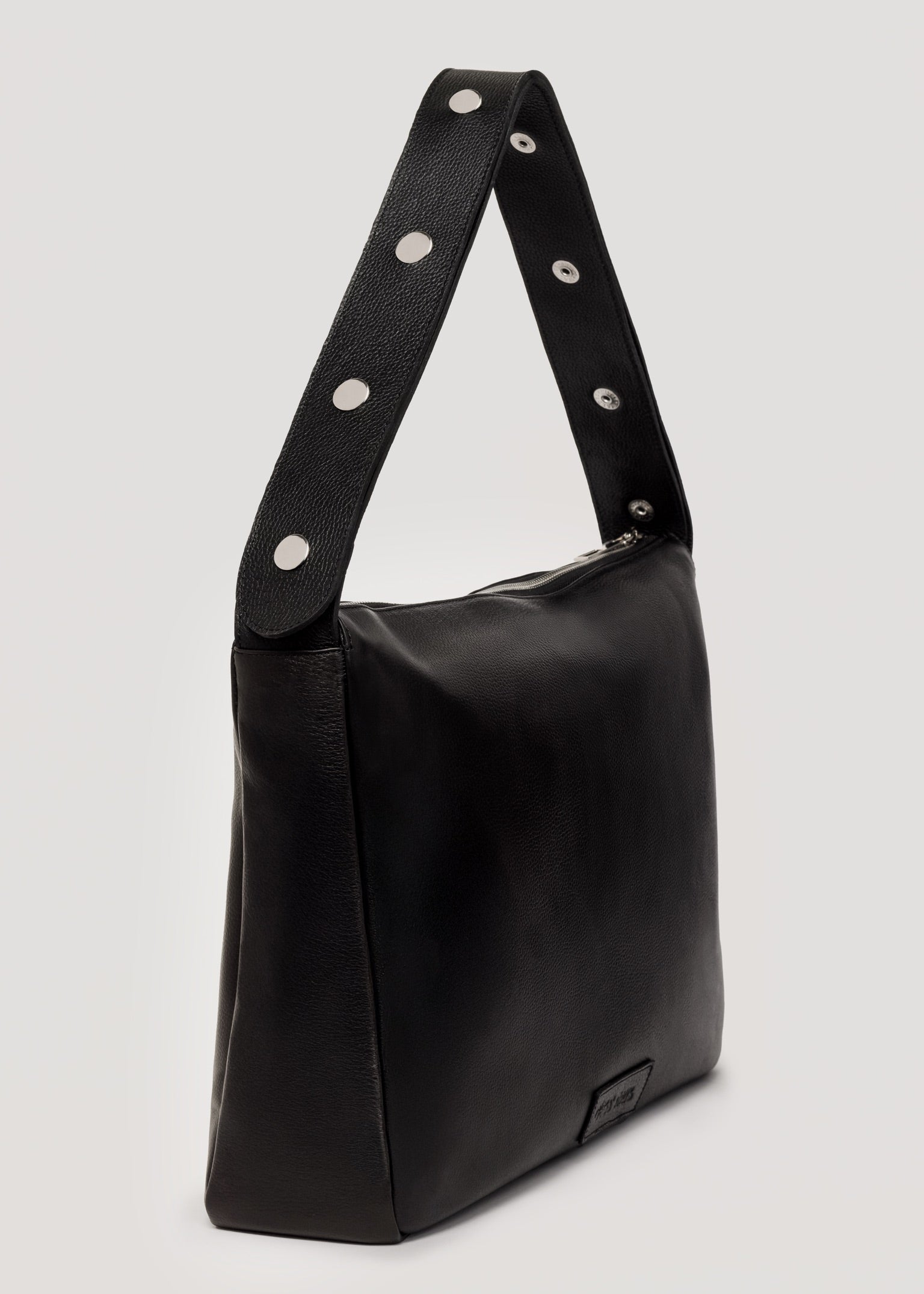 Tikon Bag in Grained Nappa Leather - Black
