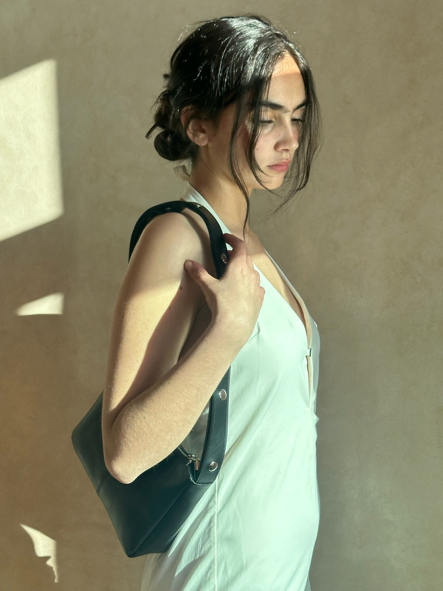 Tika Small Bag in Nappa Leather - Black
