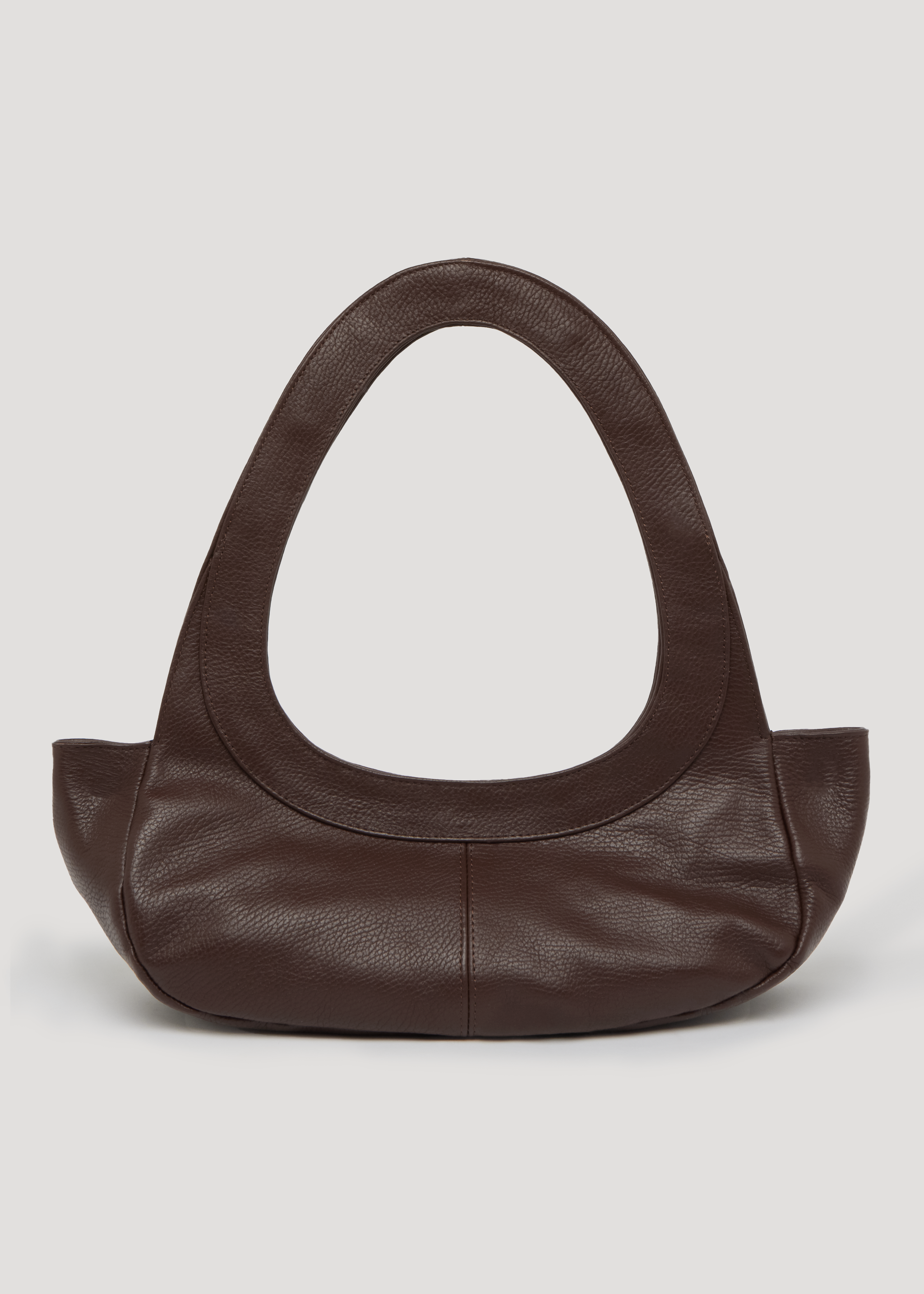 Sali Bag in Grained Leather - Brown