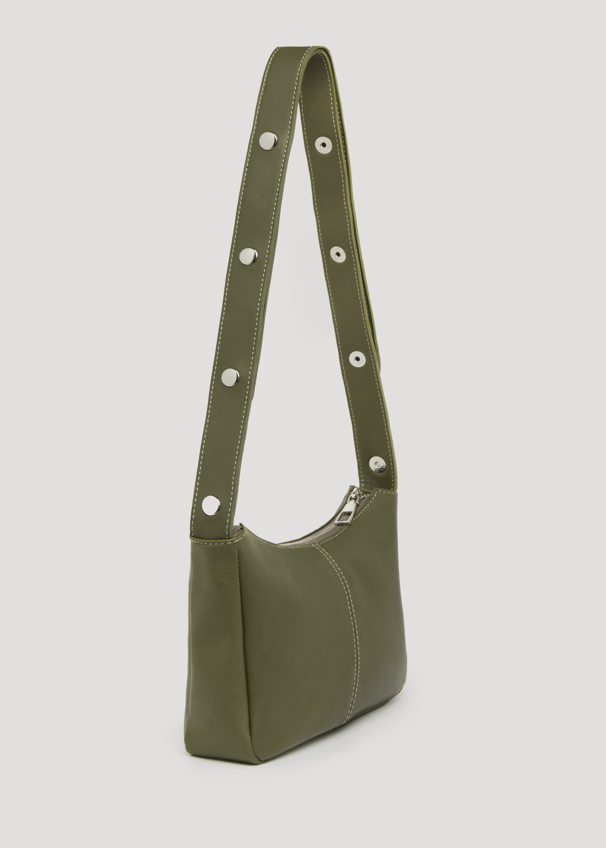 Tika Small Bag in Nappa Leather - Khaki