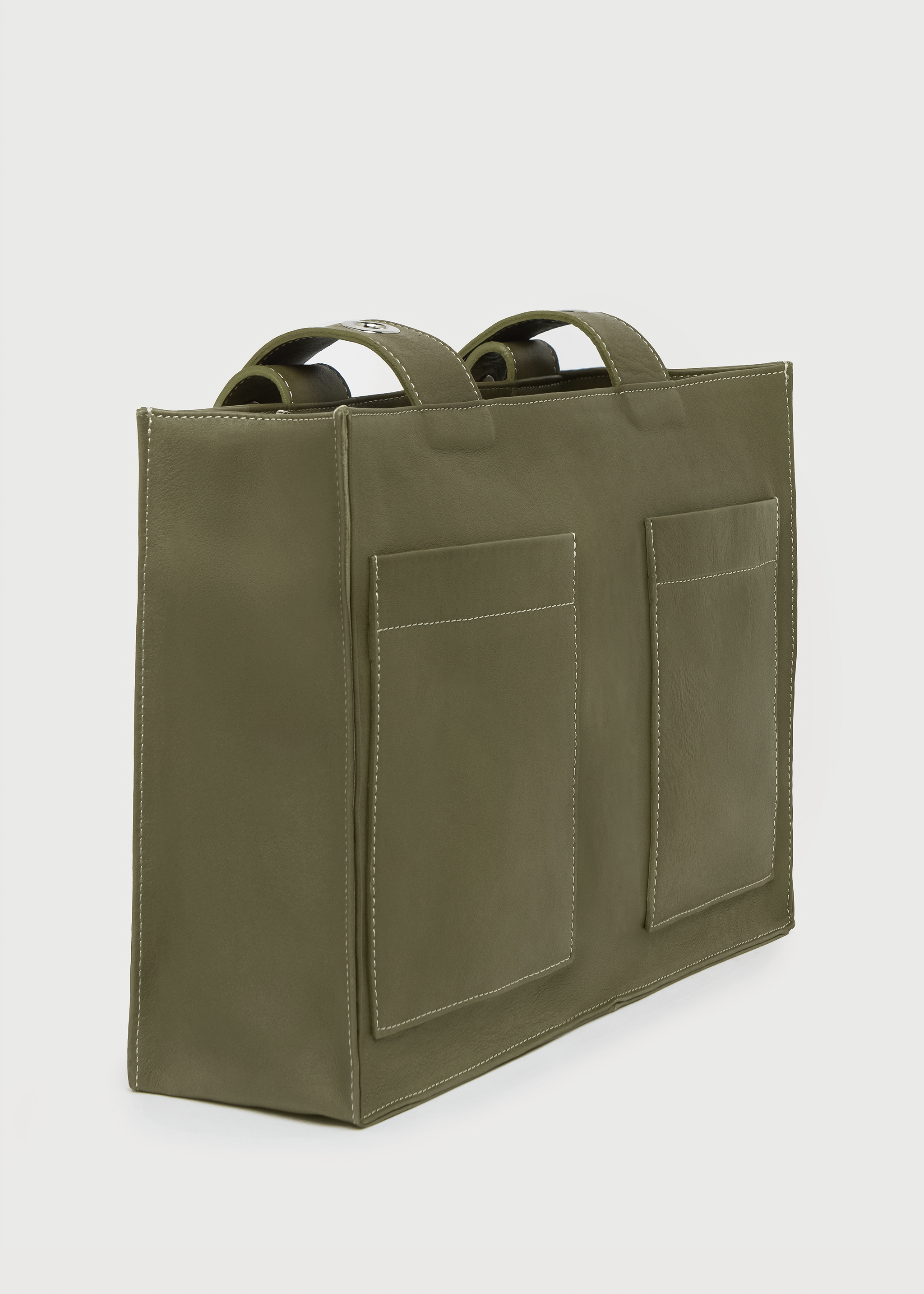 Muse Bag in Nappa Leather - Khaki