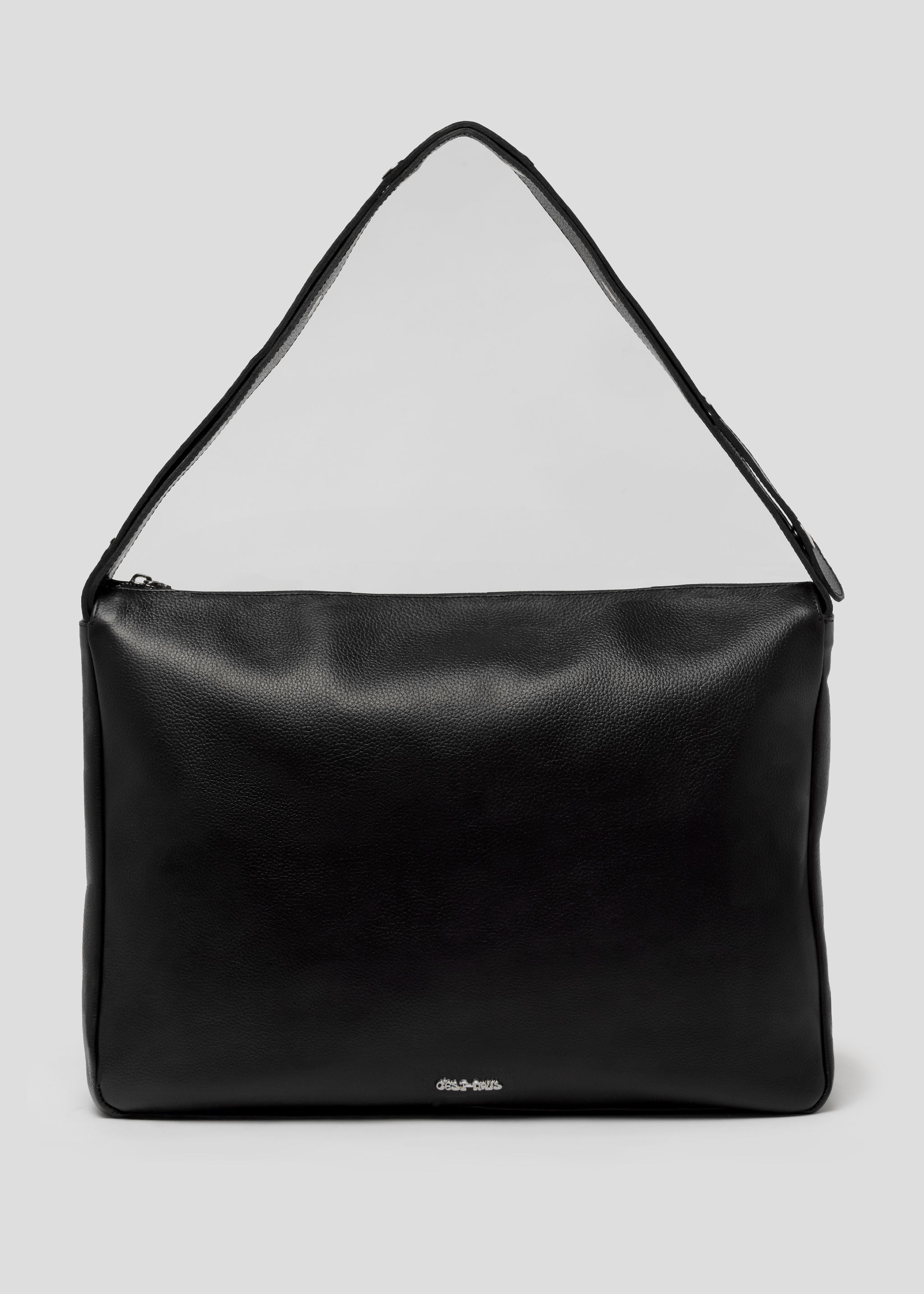 Tikon Bag in Grained Leather - Black